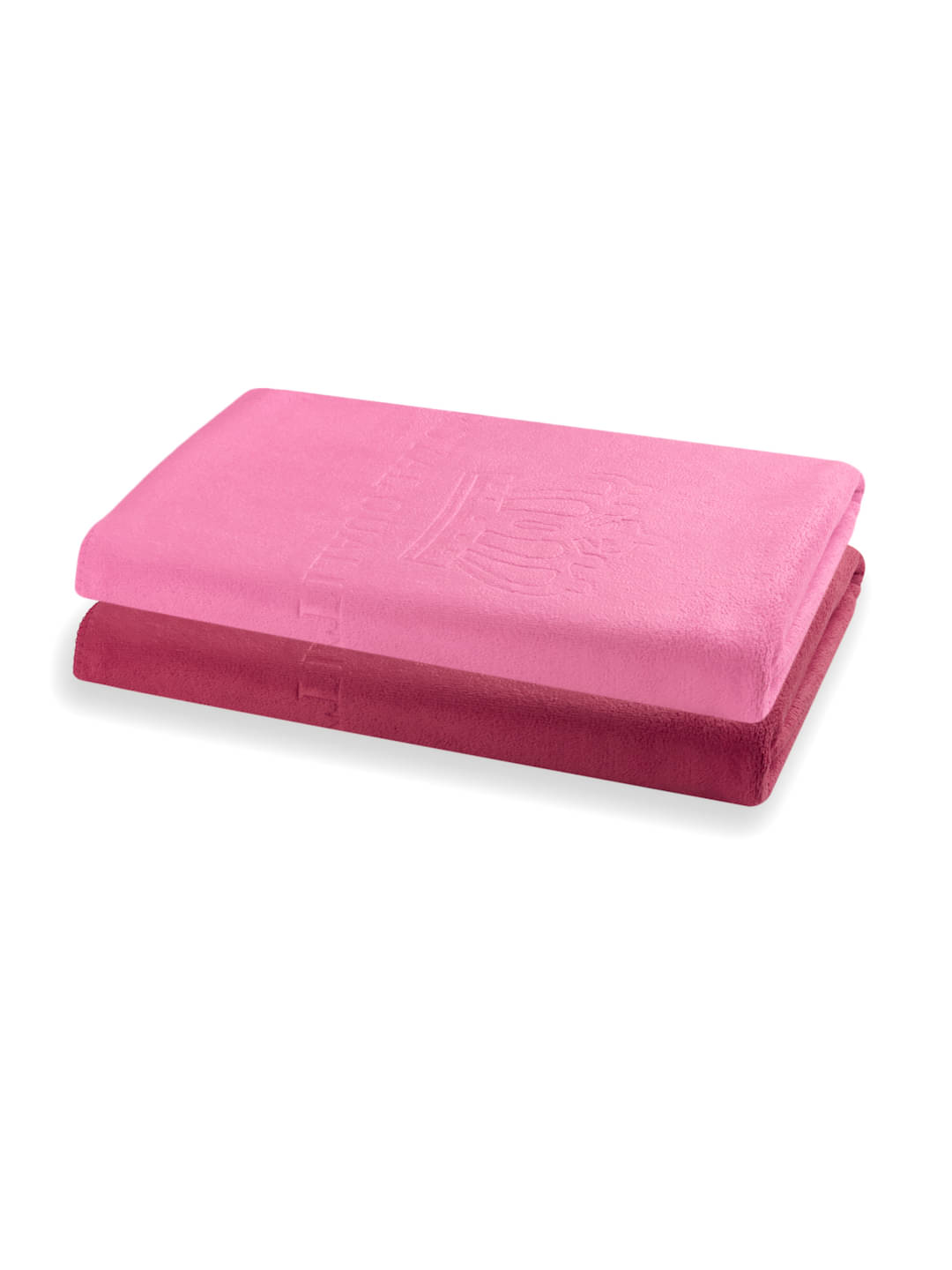     			FABINALIV Pack of 2 Cotton Below 300 -GSM Bath Towel ( Multicolor )