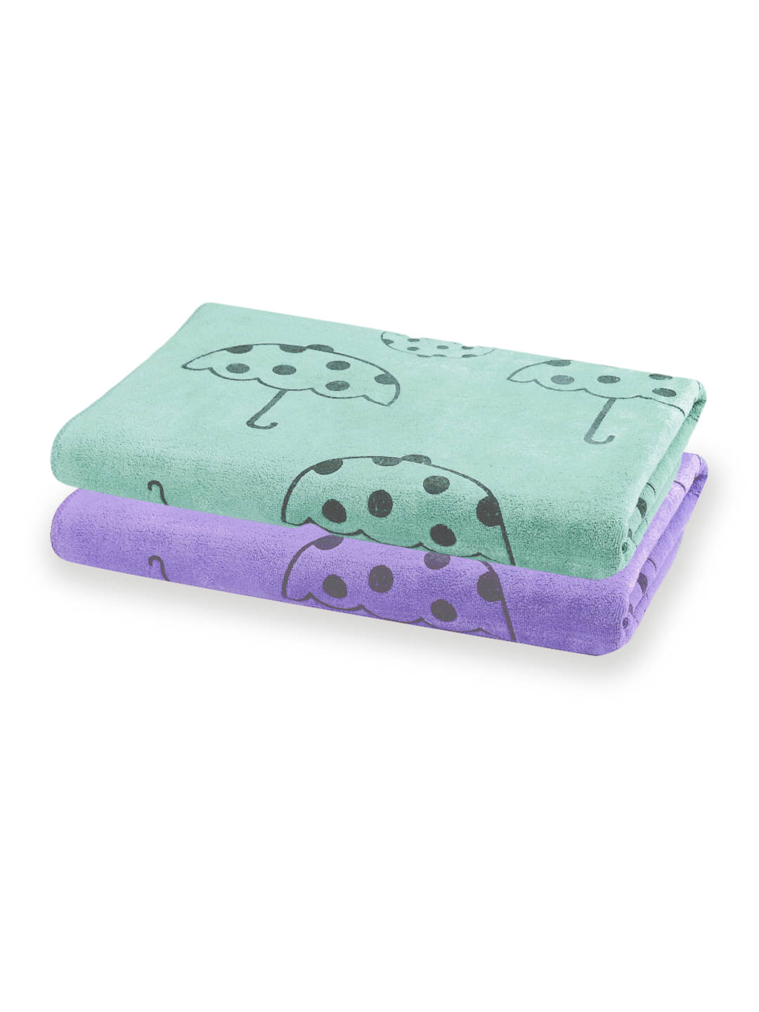     			FABINALIV Pack of 2 Cotton Below 300 -GSM Bath Towel ( Multicolor )