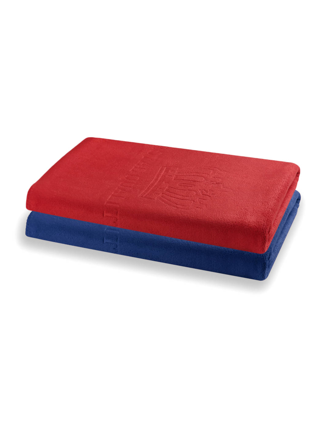     			FABINALIV Pack of 2 Cotton Below 300 -GSM Bath Towel ( Multicolor )