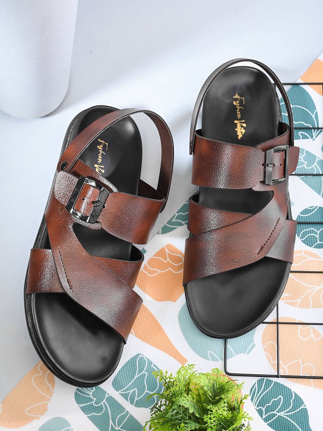     			Fashion Victim - Brown Men's Sandals