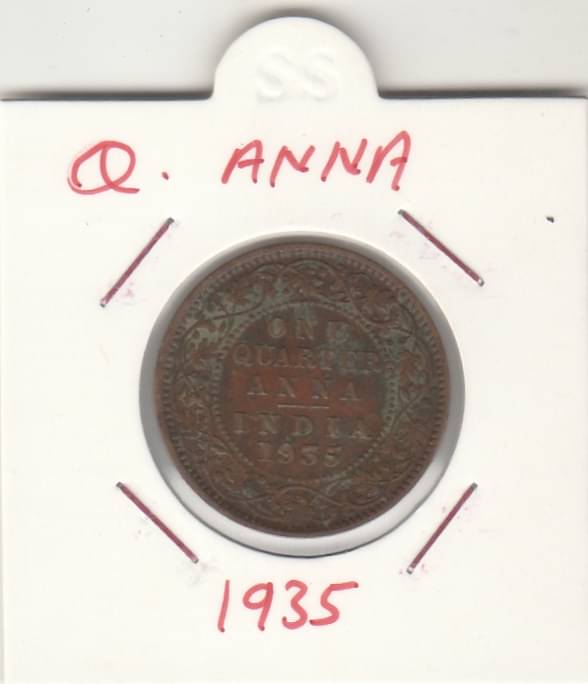 NUMISMATTECLY RARE AND COLLECTIBLE -ONE QUARTER ANNA - 1935,GEORGE-5TH KING EMPERROR COPPER COIN -WIGHT-4.85-GRAMS.IN VERY FINE CONDITION.CHECK PICTURE CAREFFULLY BEFORE ORDER PLEASE DONT PLACE FAKE ORDER NUMISMATTECLY RARE AND COLLECTIBLE -ONE QUARTER ANNA - 1935,GEORGE-5TH KING EMPERROR COPPER COIN -WIGHT-4.85-GRAMS.IN VERY FINE CONDITION.CHECK PICTURE CAREFFULLY BEFORE ORDER PLEASE DONT PLACE FAKE ORDER