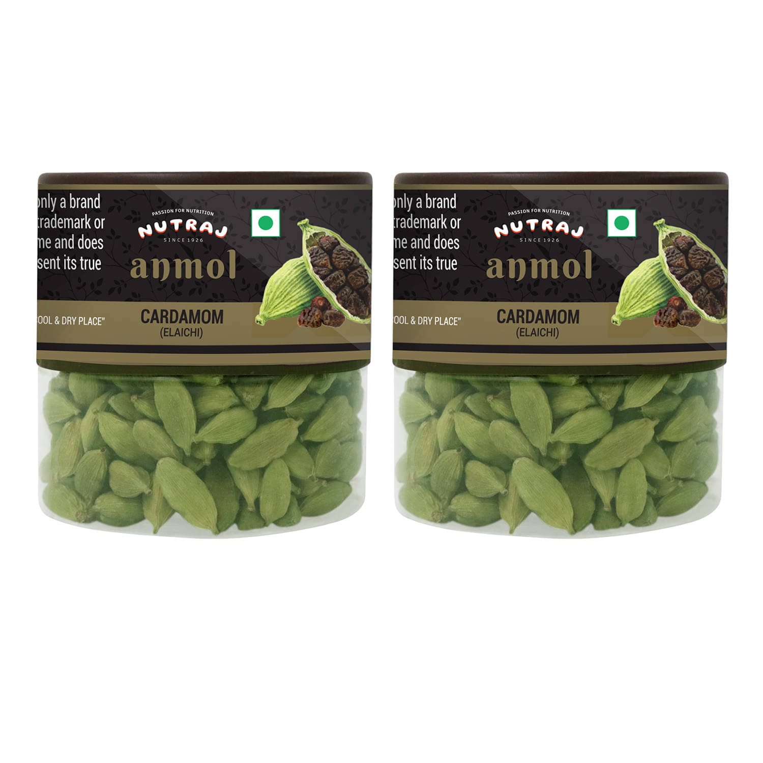 Nutraj Anmol Green Cardamom Whole Elaichi 150G (75G X 2) Bold 8Mm Elaichi Green Hari Elaichi Nutraj Anmol Green Cardamom Whole Elaichi 150G (75G X 2) Bold 8Mm Elaichi Green Hari Elaichi