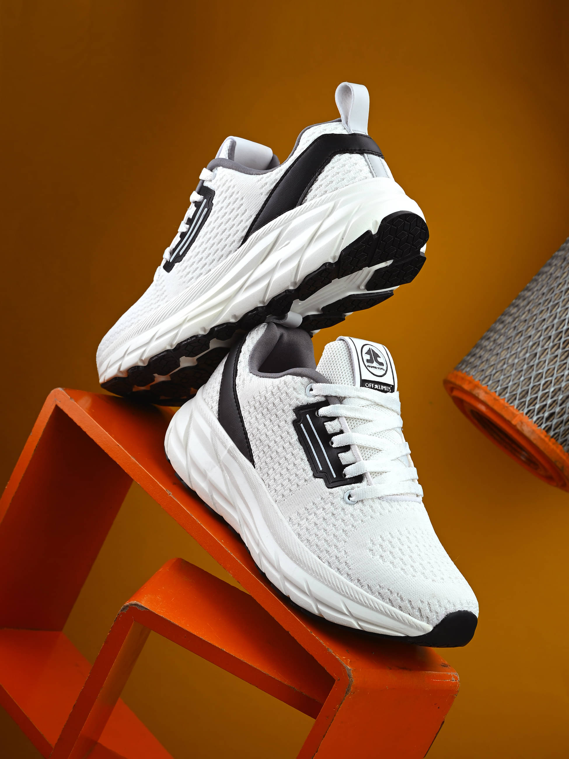     			OFF LIMITS - White Women's Running Shoes