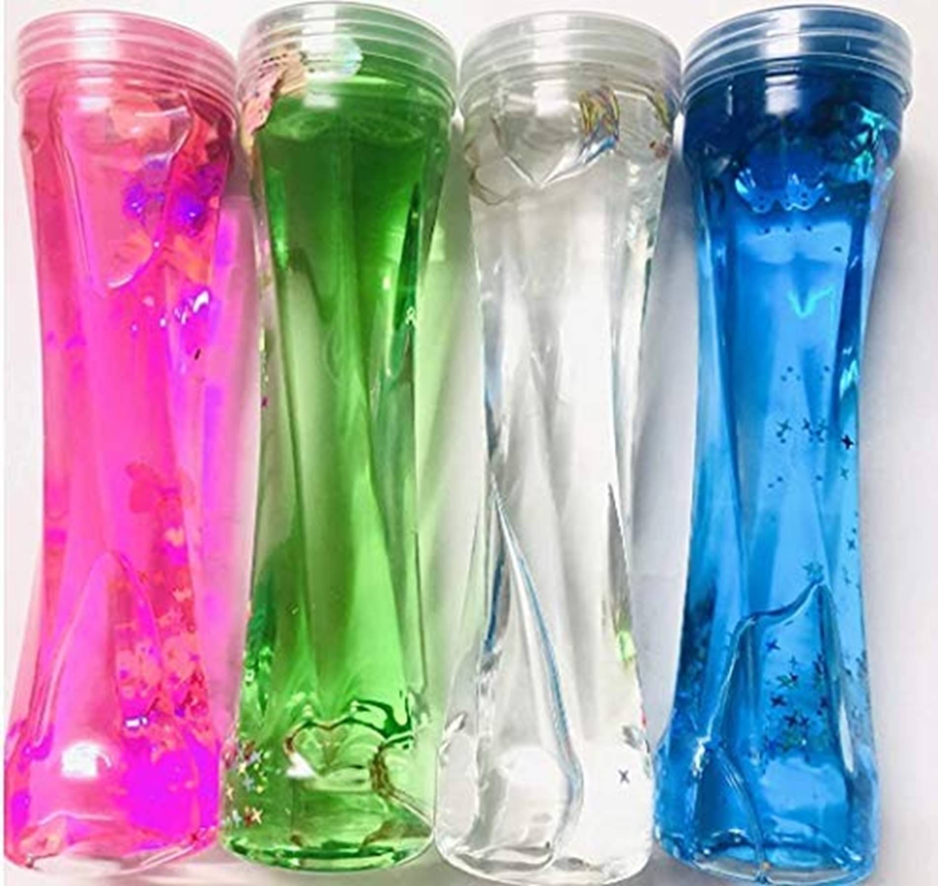 Pack of 4 Designer Crystal Colorful Sparkling Glittery Slime Putty Mud Toy Sparkle Slime Bottle for Kids, Girls, Boys for Playing Birthday Presents Pack of 4 Designer Crystal Colorful Sparkling Glittery Slime Putty Mud Toy Sparkle Slime Bottle for Kids, Girls, Boys for Playing Birthday Presents