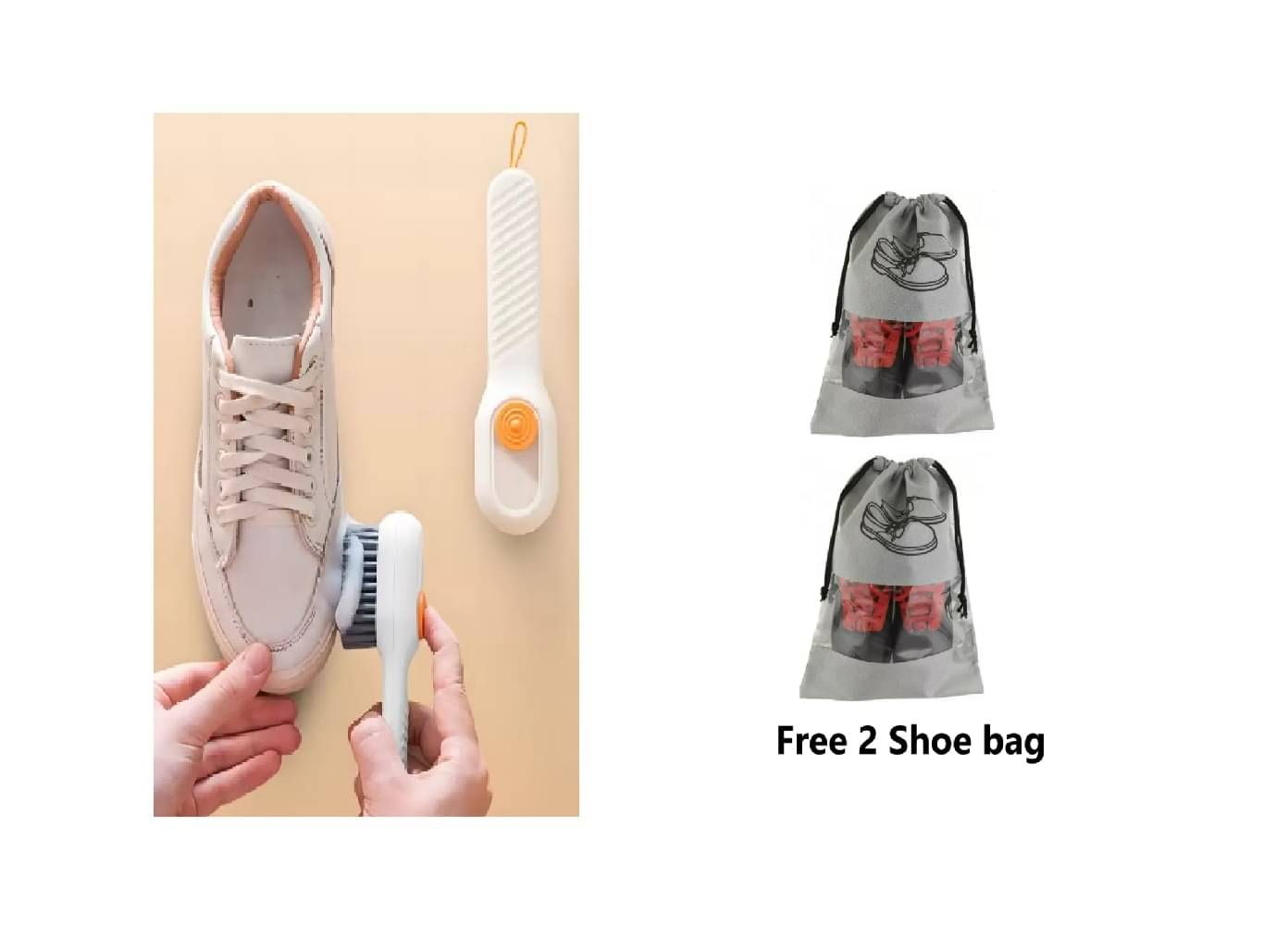     			Qin Pin All Type Shoes Shoe Care Combo