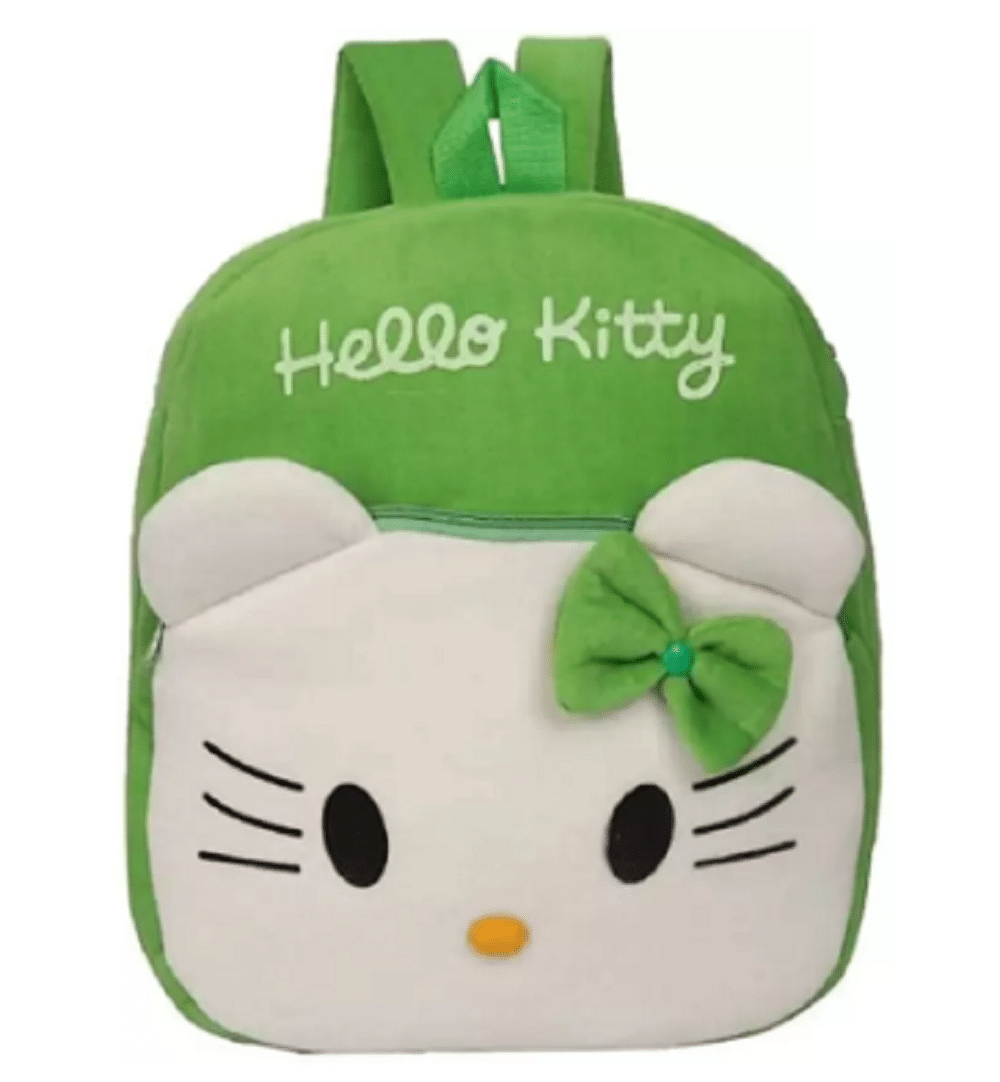 Qin Pin Green Fabric Backpack For Kids Qin Pin Green Fabric Backpack For Kids