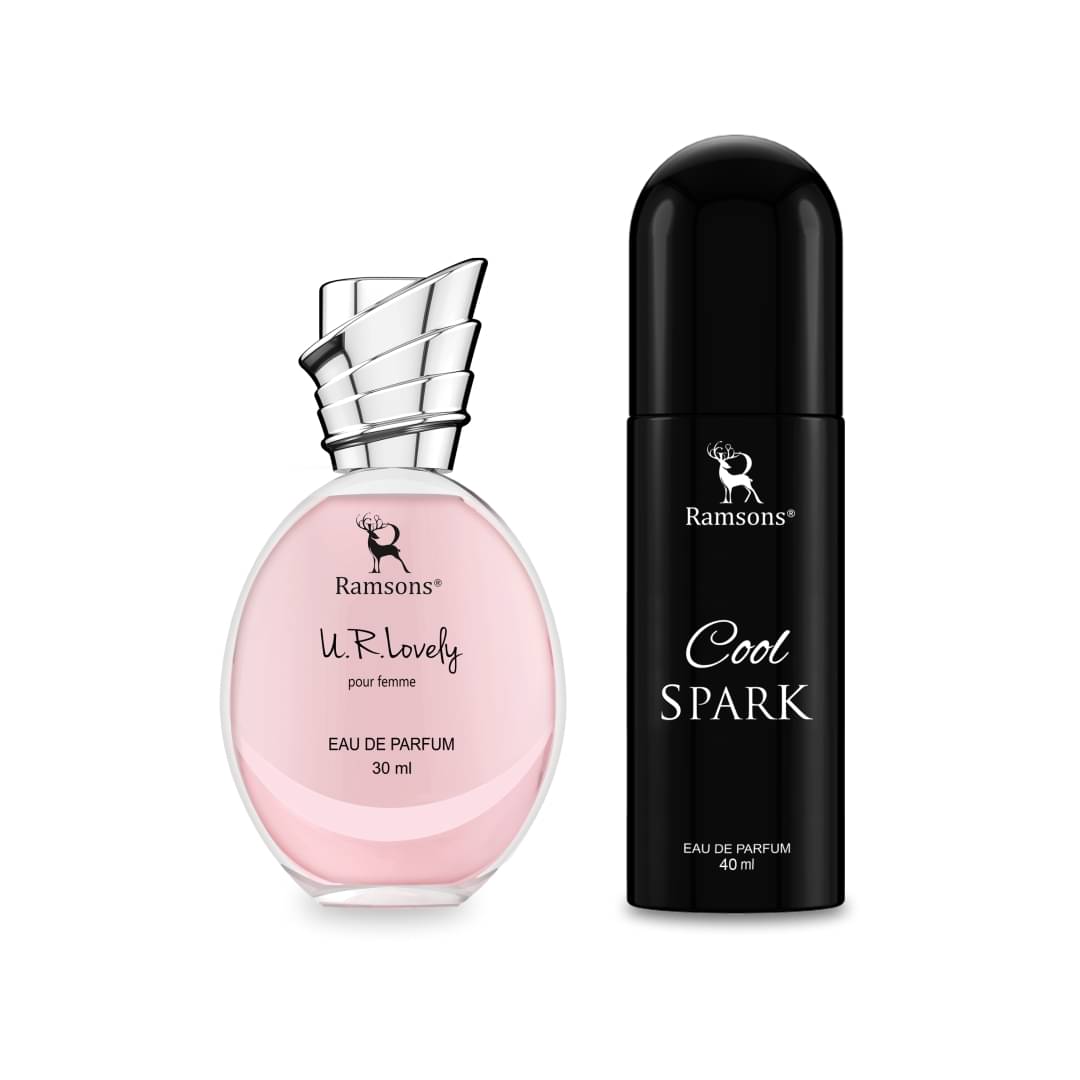     			Ramsons - U R LOVELY 30ml & COOL SPARK 40ml Eau De Parfum For Unisex ( Pack of 2 )