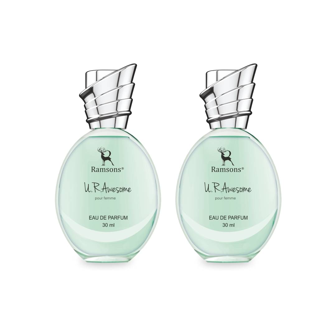     			Ramsons - U R AWESOME Eau De Parfum For Women 30ml each ( Pack of 2 )