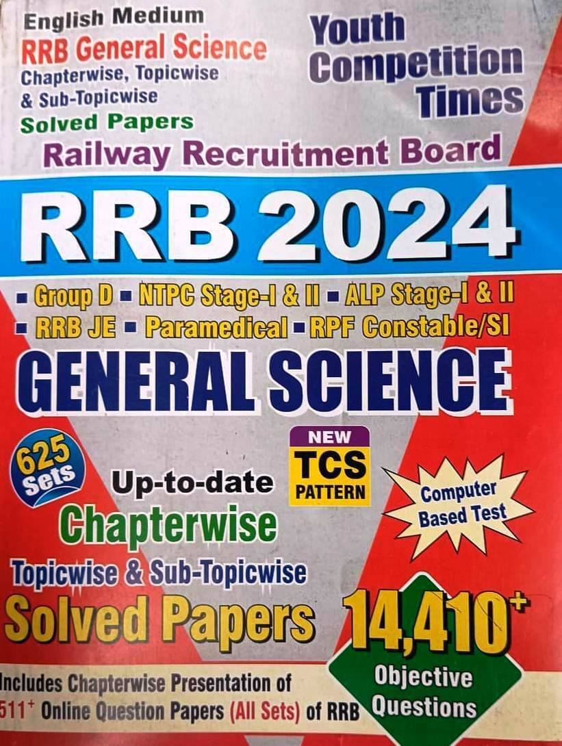     			Rrb General Science Up-To-Date Chapterwise Topicwise & Sub-Topicwise Solved Papers 2024 (Paperback, Youth Competition Times)