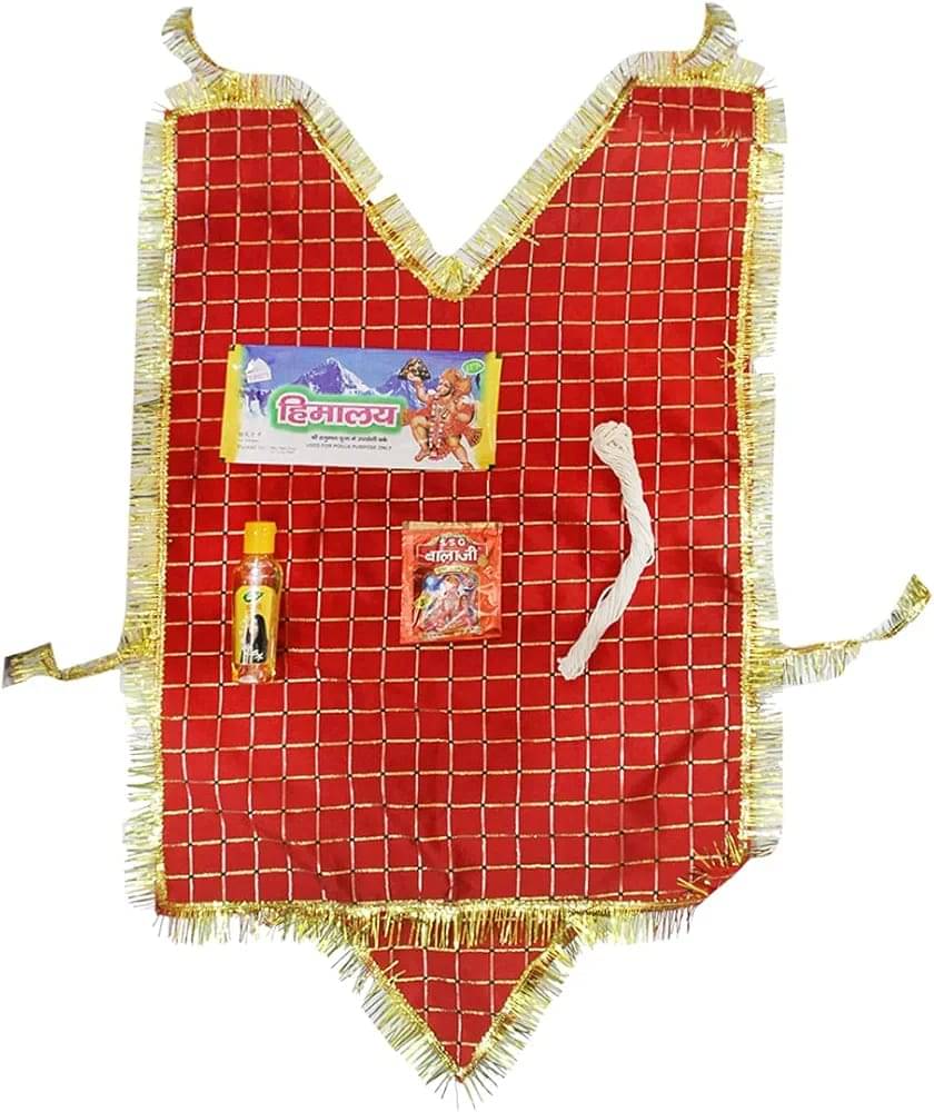     			SHIVSHAKTI Pooja Cloth 1 HANUMAN CHOLA ( Pack of 1 )