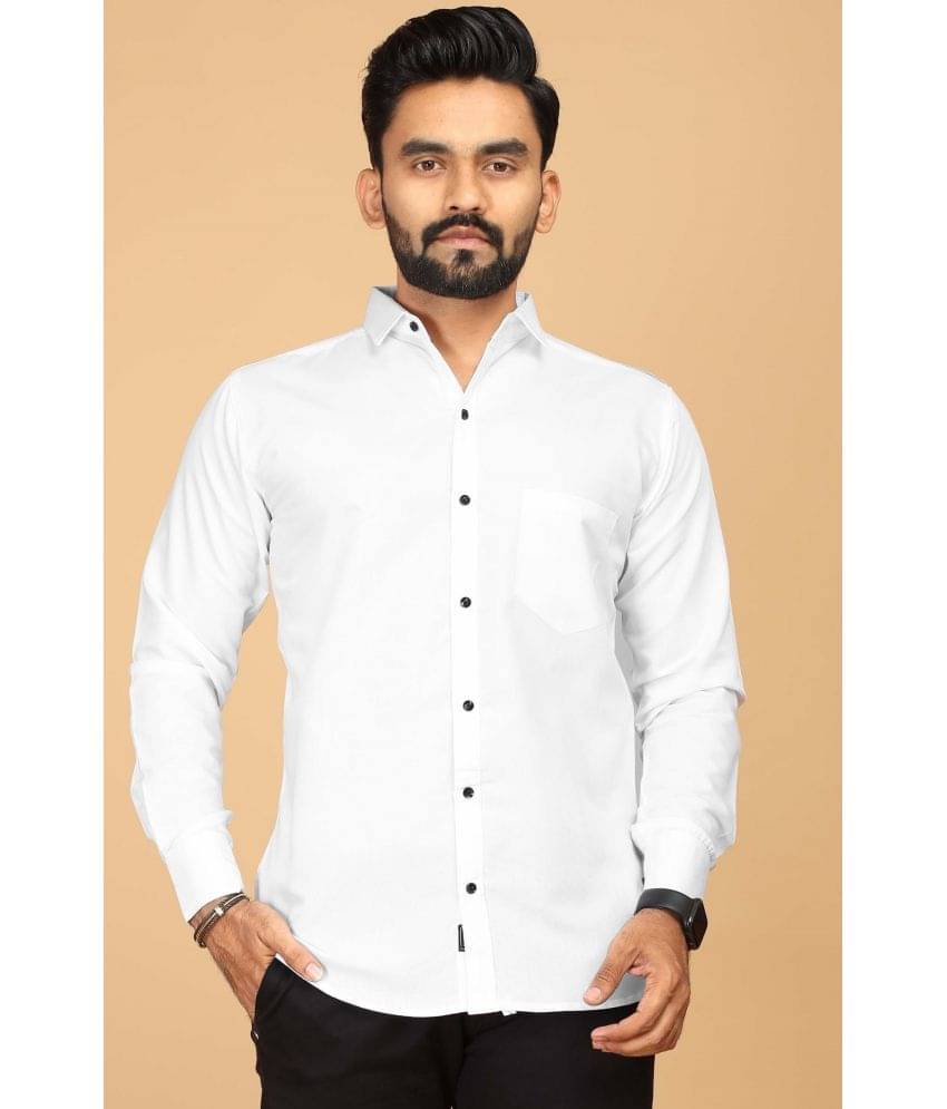 STI Viscose Regular Fit Solids Full Sleeves Men's Casual Shirt - White ( Pack of 1 ) STI Viscose Regular Fit Solids Full Sleeves Men's Casual Shirt - White ( Pack of 1 )