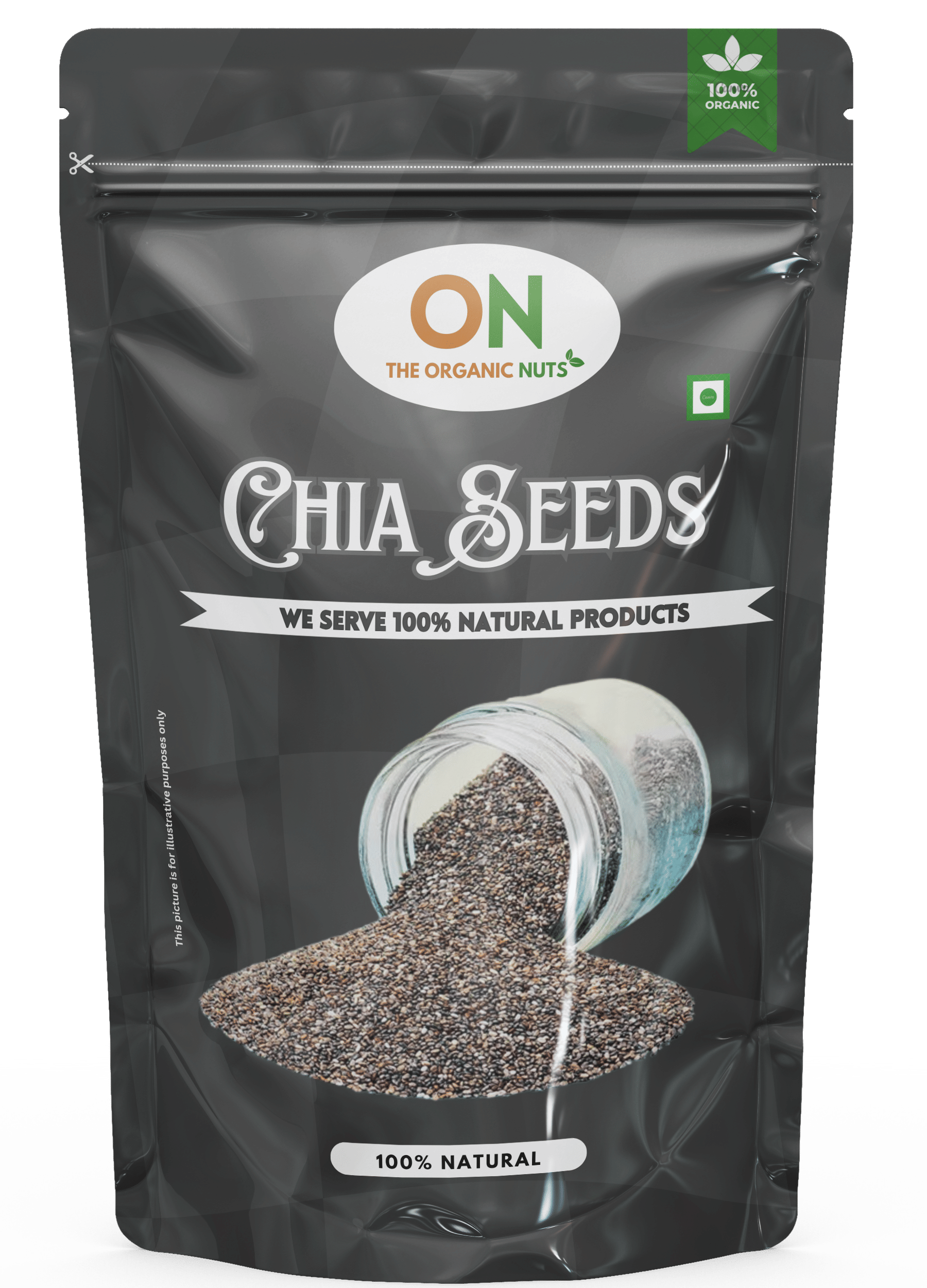 THE ORGANIC NUTS Chia Seeds ( Pack of 1 )     			THE ORGANIC NUTS Chia Seeds ( Pack of 1 )