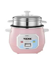 TOCKS BA-020 Rice Cooker 4 Ltr Stainless Steel Open Lid Rice Cooker