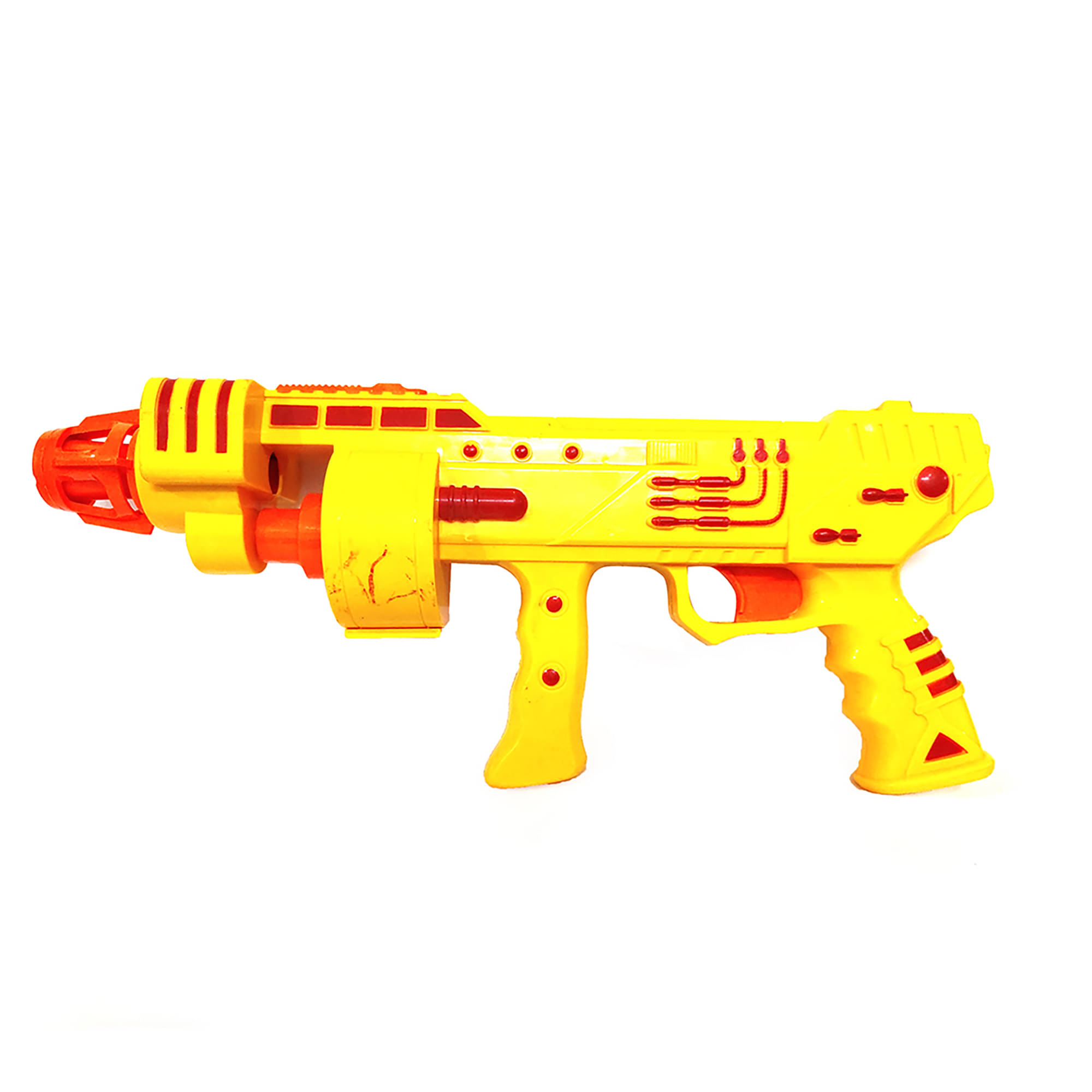    			TOY DEKHO Soft Shooting Bullet Gun  With Foam Bullets, Target Shooting Role Play Game For Kids Boys Girls Age 4+ Years Plastic Multicolour Battery Operated Gun Toy With Soft Form Bullets-Indoor & Outdoor Games