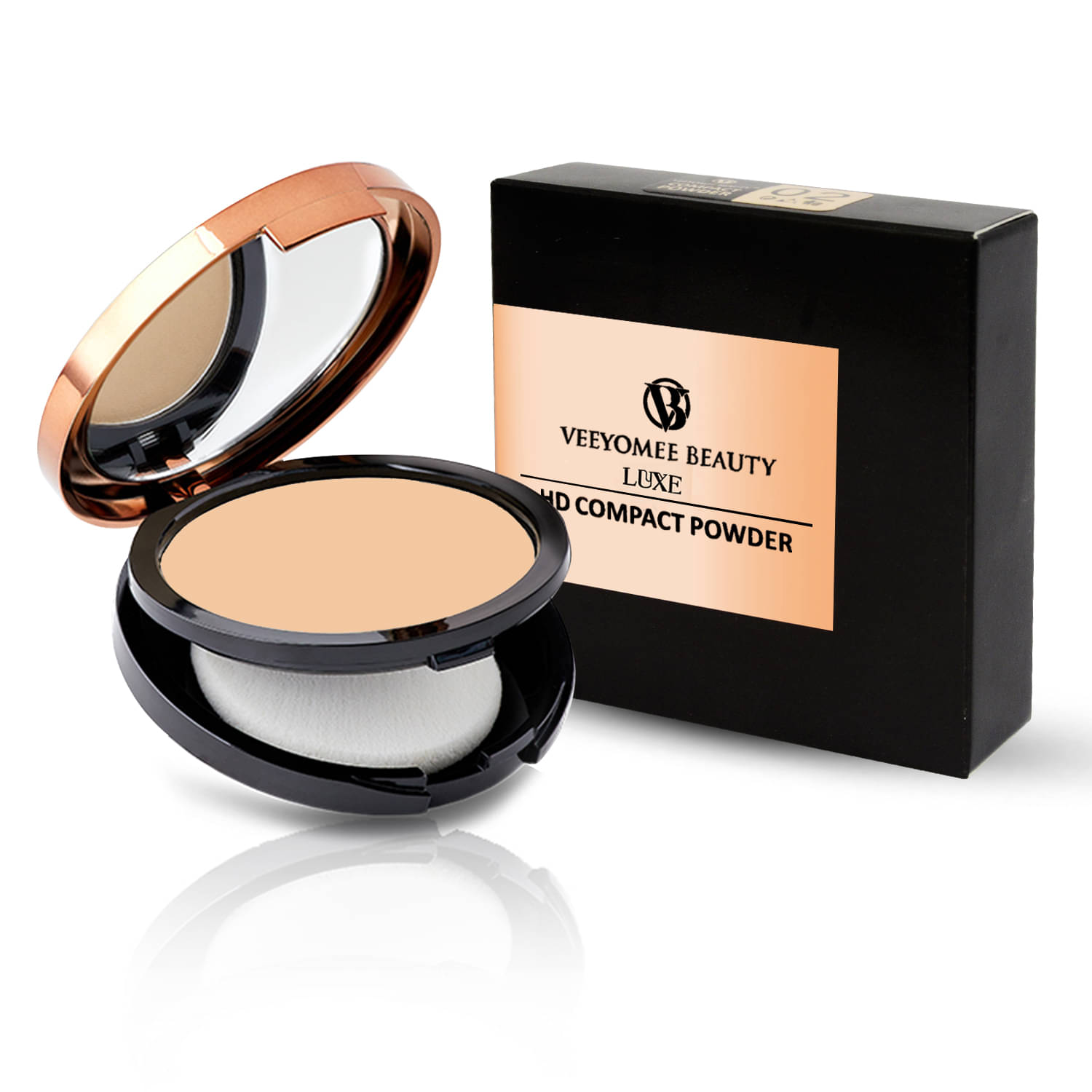     			Veeyomee Beauty Pressed Powder Shade-02 Dark SPF 15 9 g