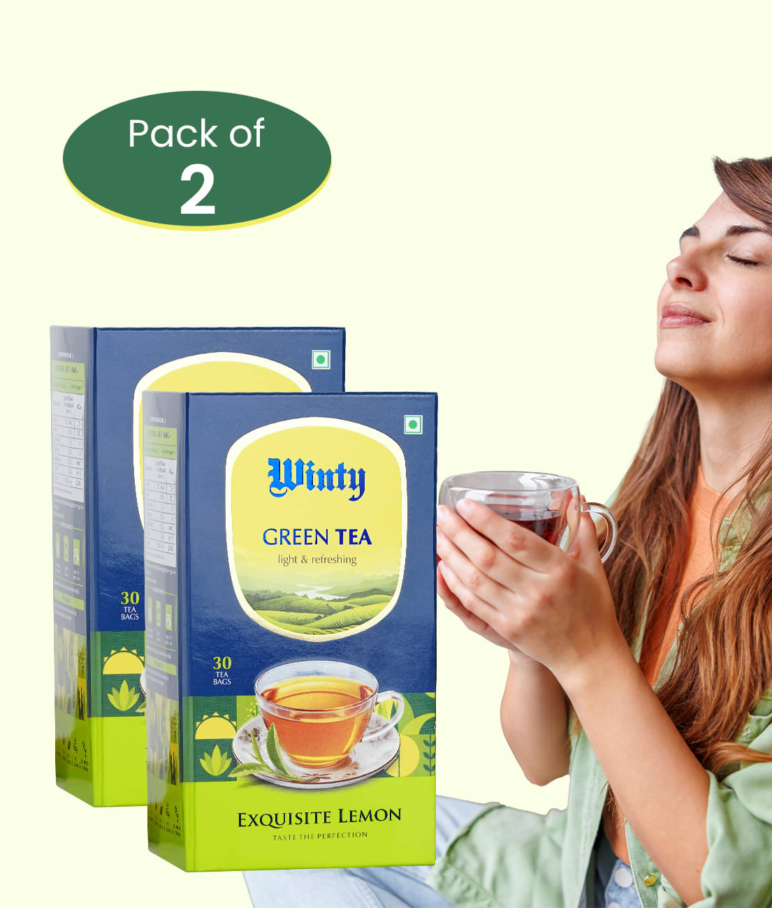 WINTY 100 gm Slimming Green Tea ( Bags ) WINTY 100 gm Slimming Green Tea ( Bags )