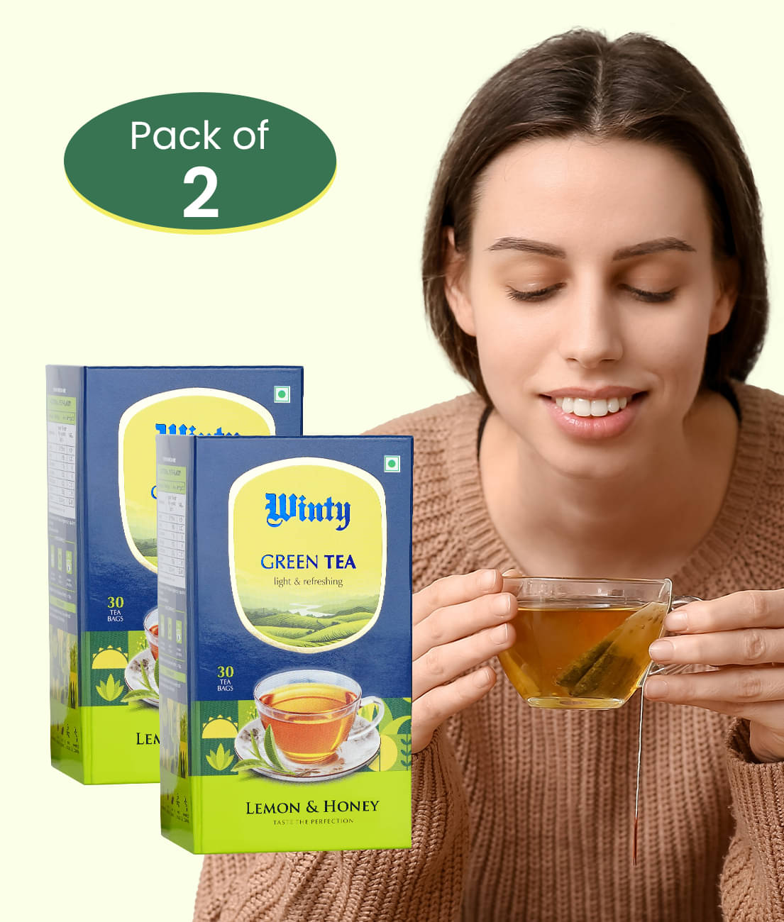     			WINTY 100 gm Slimming Green Tea ( Bags )