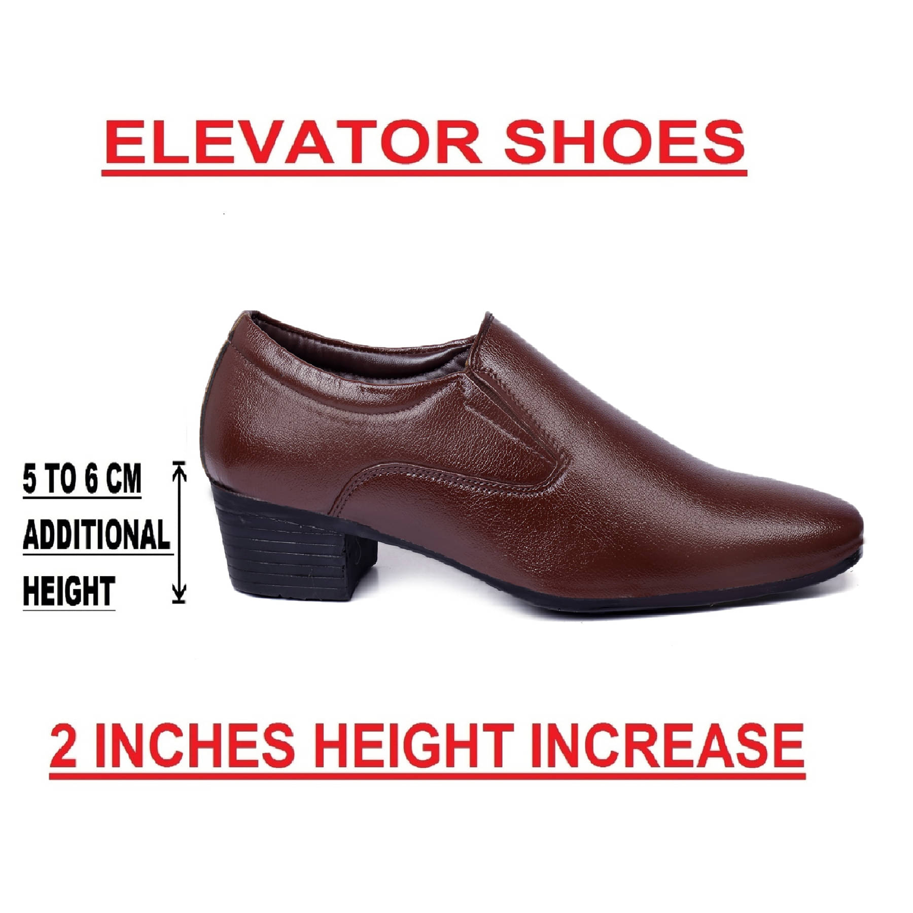     			YUVRATO BAXI Brown Men's Slip On Formal Shoes