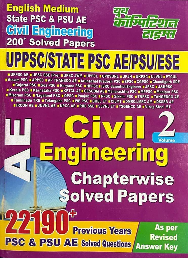     			Youth Ae Civil Engineering Vol-2 Chapterwise Solved Papers (Paperback, Youth)
