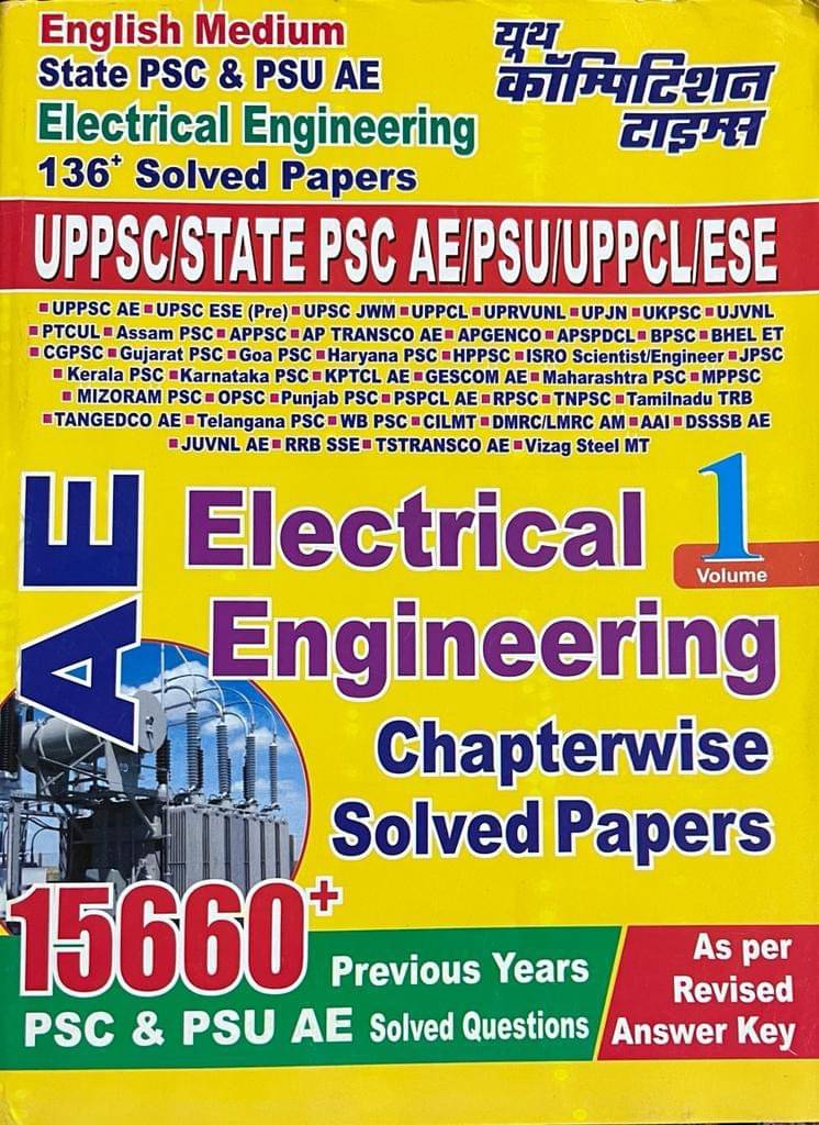 Youth Ae Electrical Engineering Vol-1 Chapterwise Solved Papers (Paperback, Youth) Youth Ae Electrical Engineering Vol-1 Chapterwise Solved Papers (Paperback, Youth)
