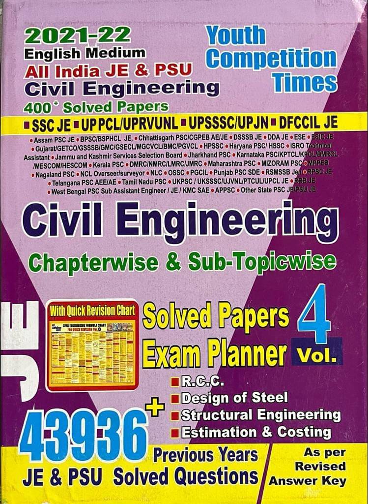     			Youth Ssc Je Civil Engineering Solved Papers Vol-4 (Paperback, Neeraj Singh)