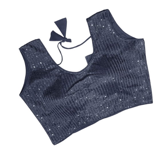     			fancynine Grey Readymade with Pad Cotton Women's Blouse ( Pack of 1 )