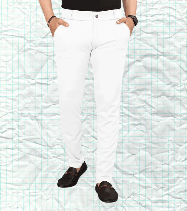 ikigai Slim Flat Men's Chinos - Light Blue ( Pack of 1 ) - Trousers | Buy online on ZillyBuy