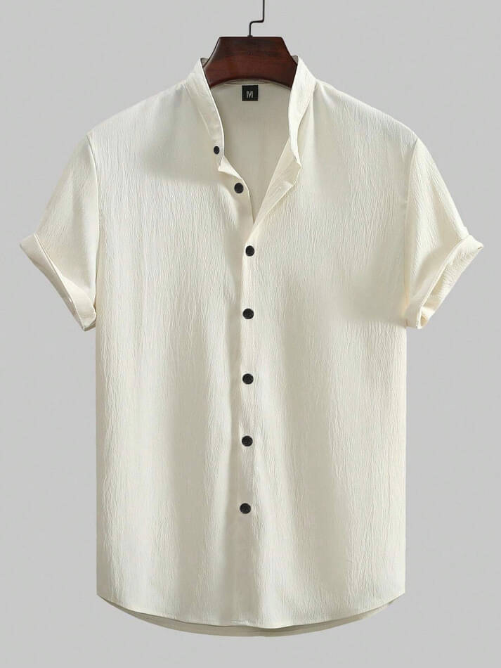 rexan Polyester Regular Fit Popcorn Textured Half Sleeves Men's Casual Shirt - Off-White ( Pack of 1 ) rexan Polyester Regular Fit Popcorn Textured Half Sleeves Men's Casual Shirt - Off-White ( Pack of 1 )