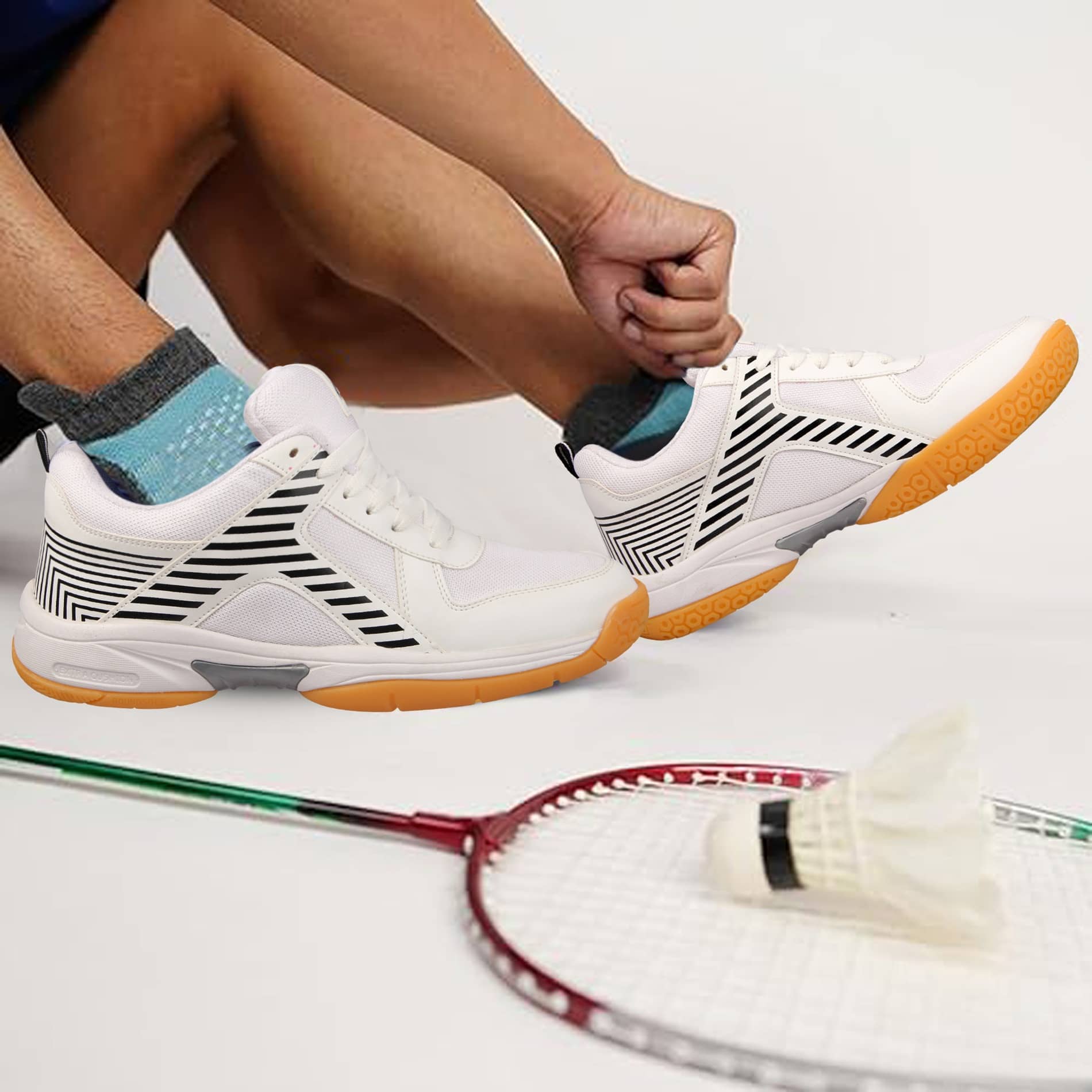 RODOX Non Marking Non-Marking White Male - Sports Shoes | Buy online on ZillyBuy