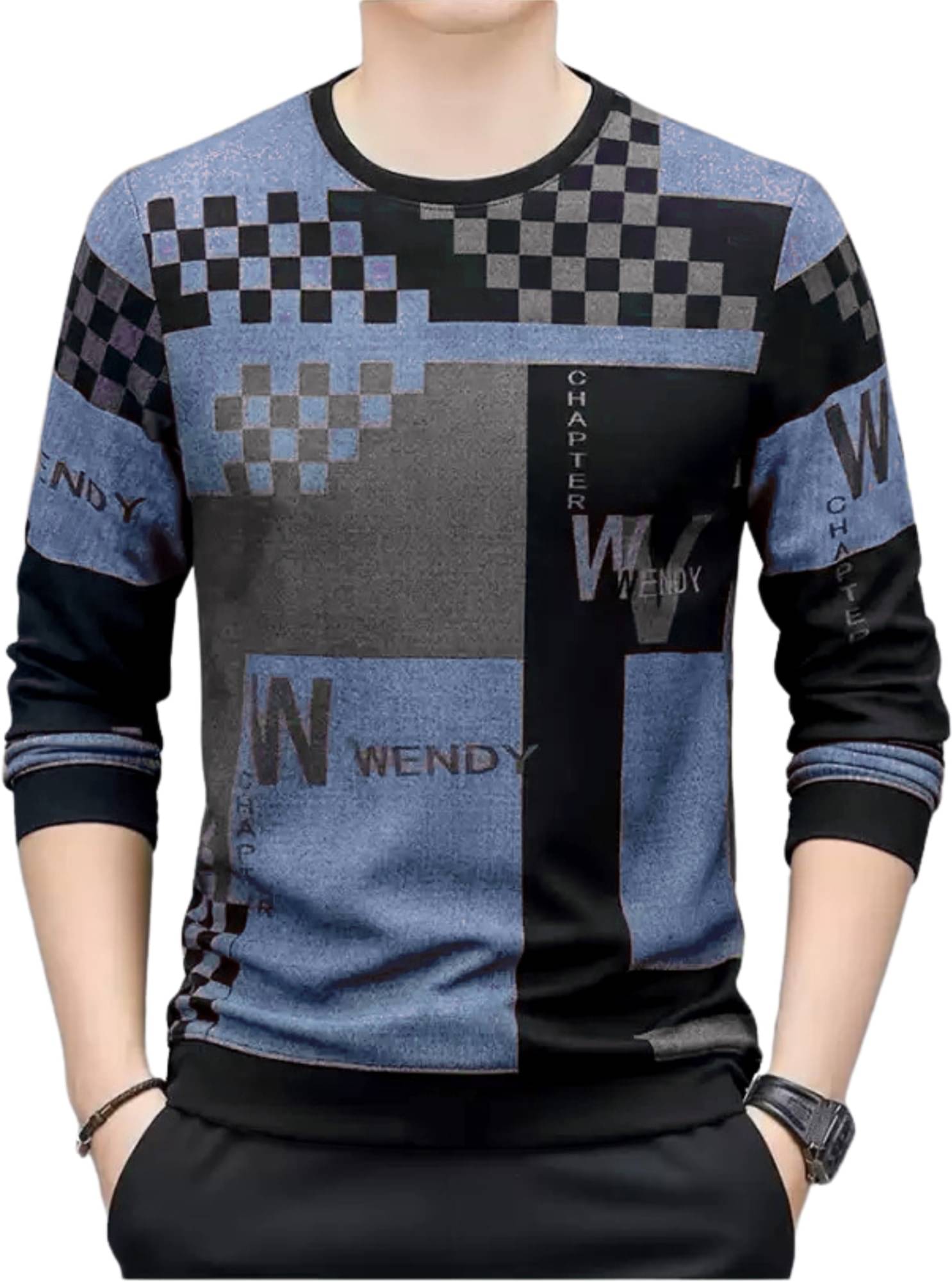 STI Polyester Regular Fit Printed Full Sleeves Men's Round T-Shirt - Blue ( Pack of 1 ) STI Polyester Regular Fit Printed Full Sleeves Men's Round T-Shirt - Blue ( Pack of 1 )
