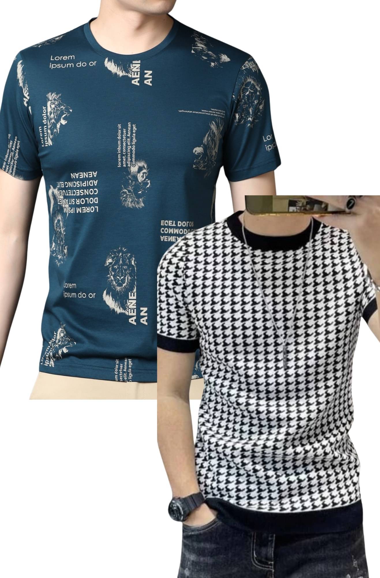 STI Polyester Regular Fit Printed Half Sleeves Men's Round T-Shirt - Multicolor13 ( Pack of 2 ) STI Polyester Regular Fit Printed Half Sleeves Men's Round T-Shirt - Multicolor13 ( Pack of 2 )