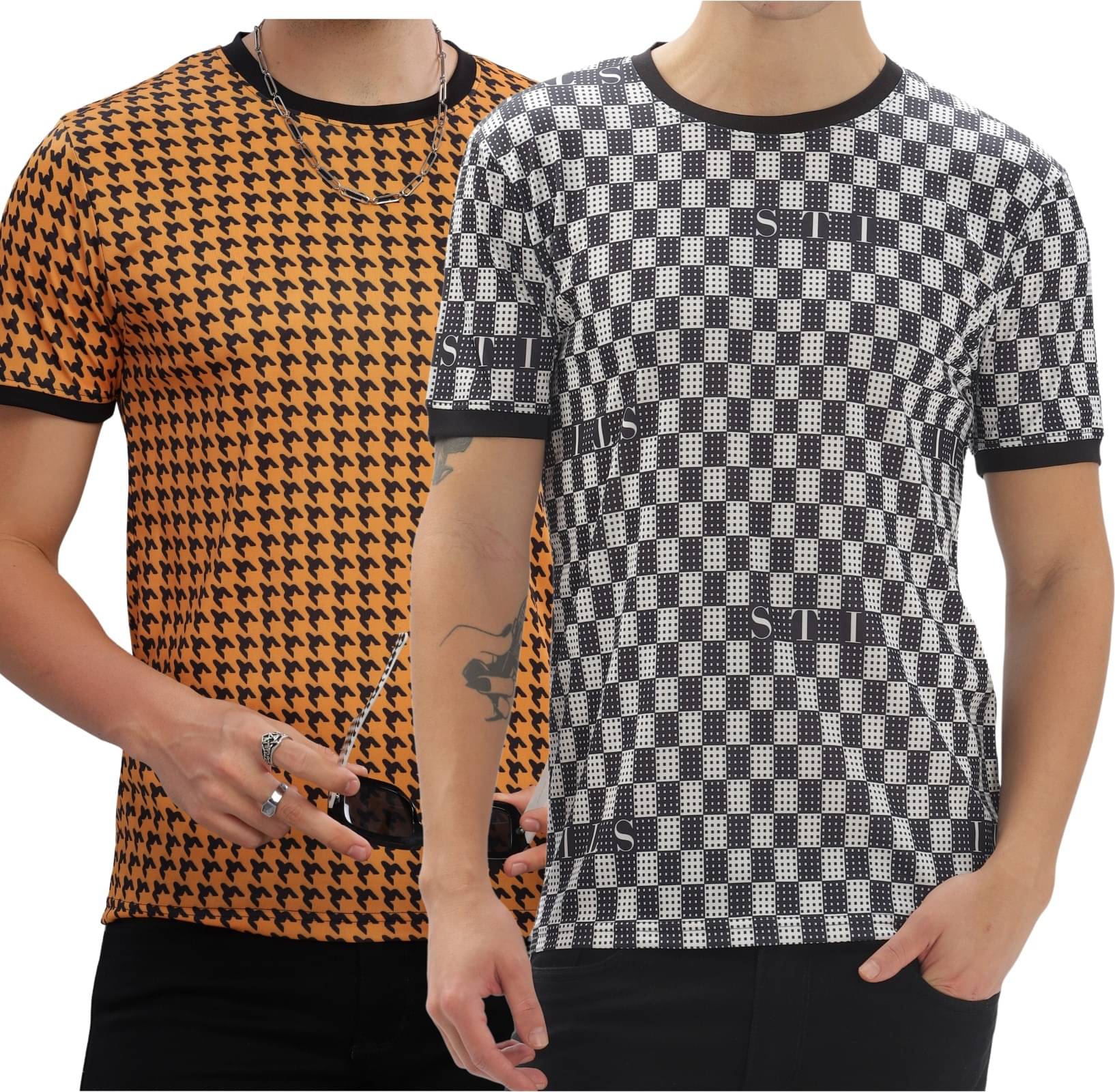 STI Polyester Regular Fit Printed Half Sleeves Men's Round T-Shirt - Multicolor4 ( Pack of 1 ) STI Polyester Regular Fit Printed Half Sleeves Men's Round T-Shirt - Multicolor4 ( Pack of 1 )