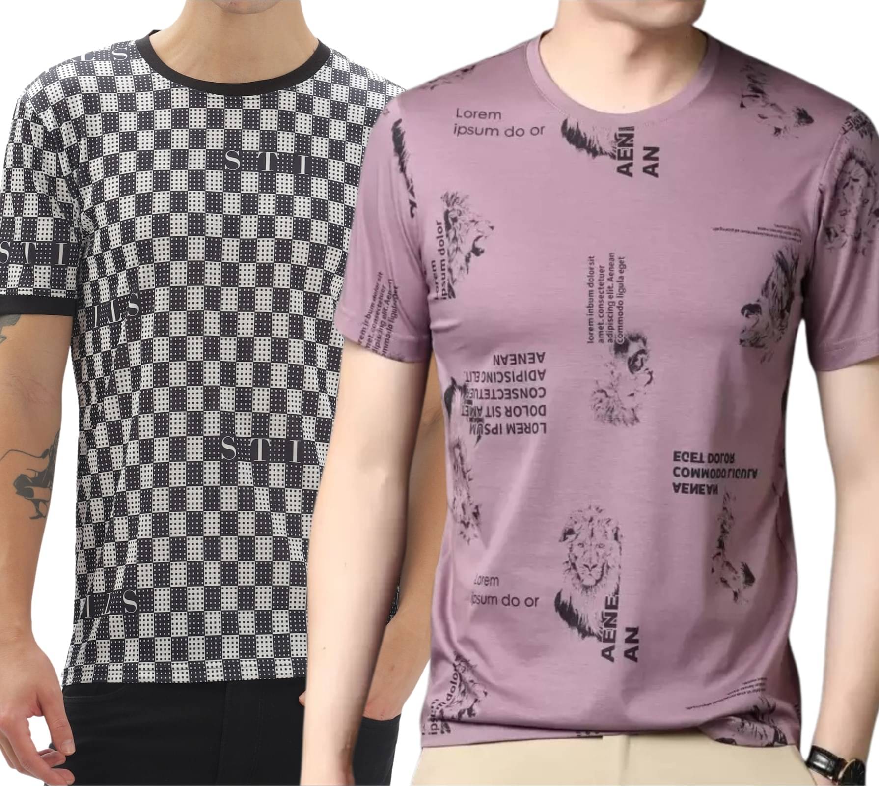STI Polyester Regular Fit Self Design Half Sleeves Men's Round T-Shirt - Multicolor4 ( Pack of 1 ) STI Polyester Regular Fit Self Design Half Sleeves Men's Round T-Shirt - Multicolor4 ( Pack of 1 )