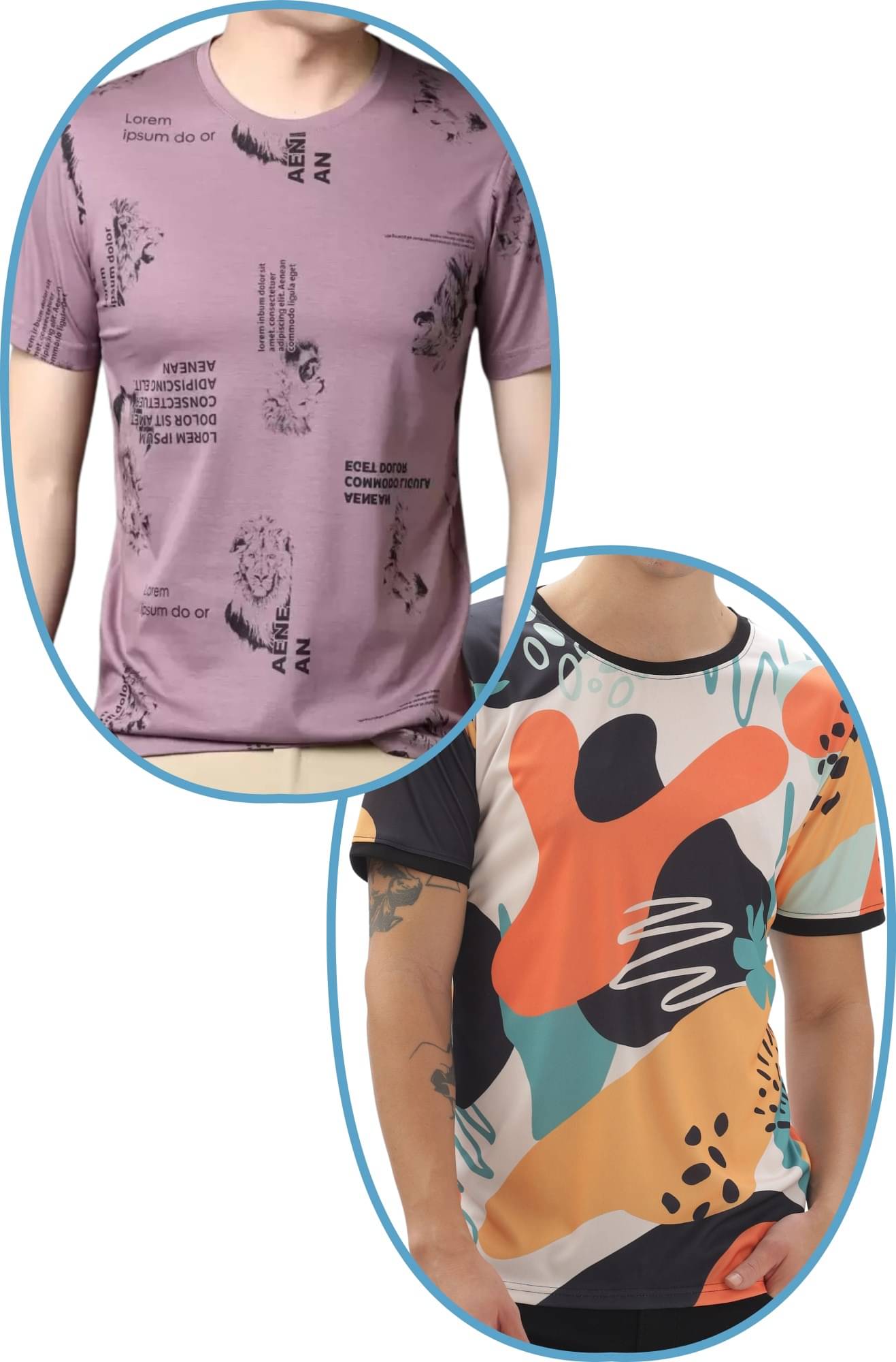 STI Polyester Regular Fit Self Design Half Sleeves Men's Round T-Shirt - Multicolor ( Pack of 2 ) STI Polyester Regular Fit Self Design Half Sleeves Men's Round T-Shirt - Multicolor ( Pack of 2 )