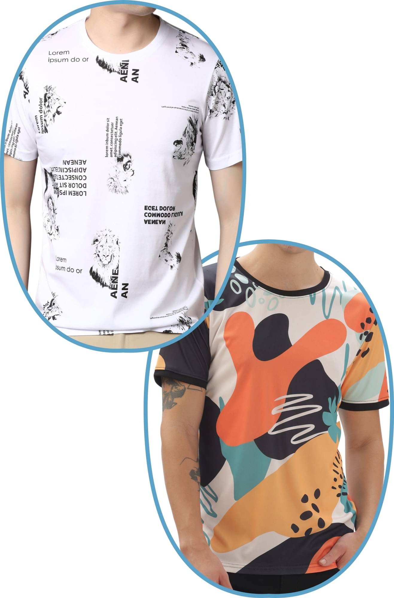 STI Polyester Regular Fit Self Design Half Sleeves Men's Round T-Shirt - Multicolor3 ( Pack of 2 ) STI Polyester Regular Fit Self Design Half Sleeves Men's Round T-Shirt - Multicolor3 ( Pack of 2 )