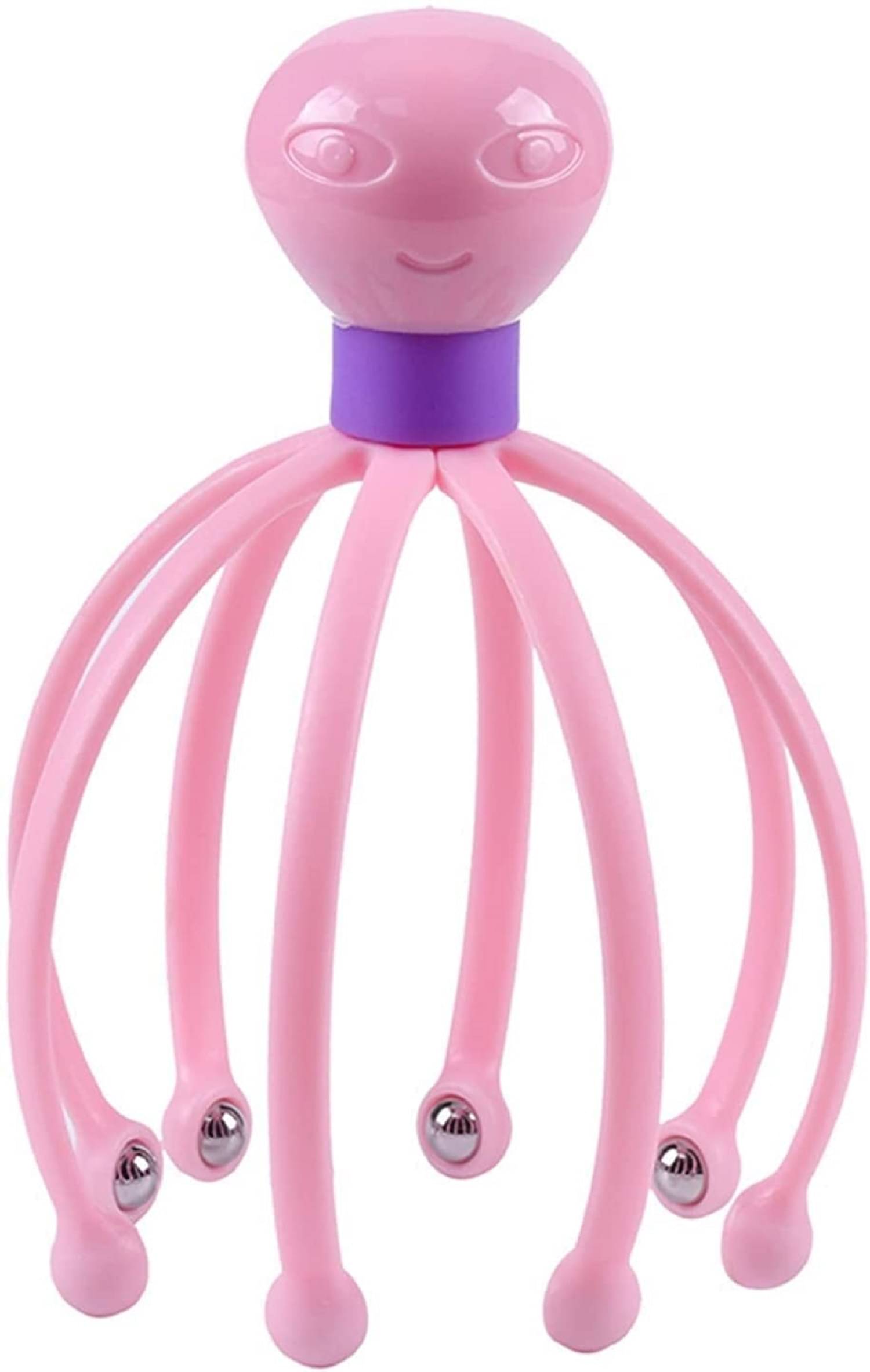 Skindora Octopus Shape Manual Head Scalp Massager Claw Body Message for Headache Relief Scalp Stress Relax 8 Roller Ball Prongs Head Scratcher Deep Relaxation Hair Stimulation (Multicolor, Pack of 1) Skindora Octopus Shape Manual Head Scalp Massager Claw Body Message for Headache Relief Scalp Stress Relax 8 Roller Ball Prongs Head Scratcher Deep Relaxation Hair Stimulation (Multicolor, Pack of 1)