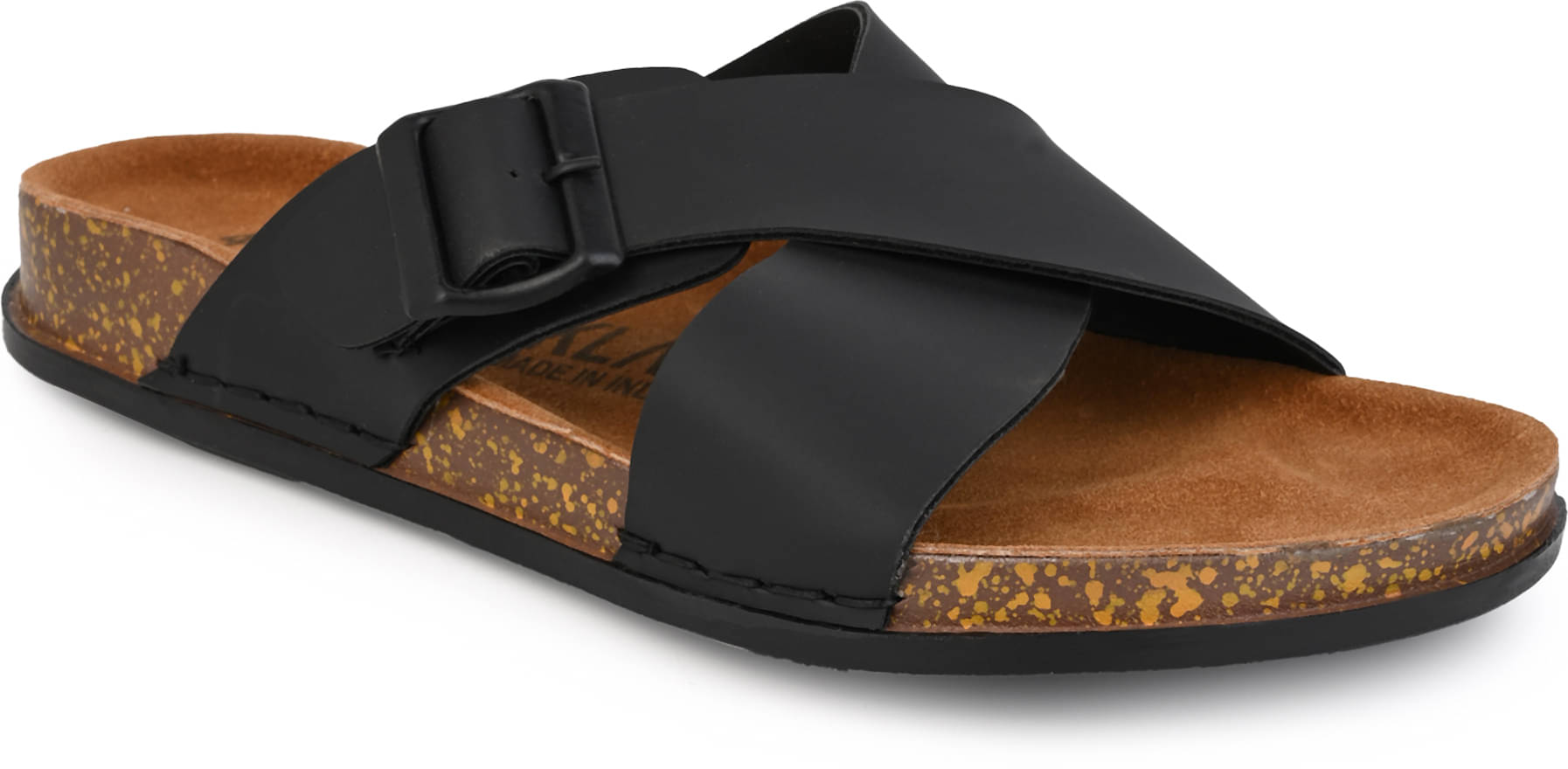     			Sneaklab - Black Men's Sandals