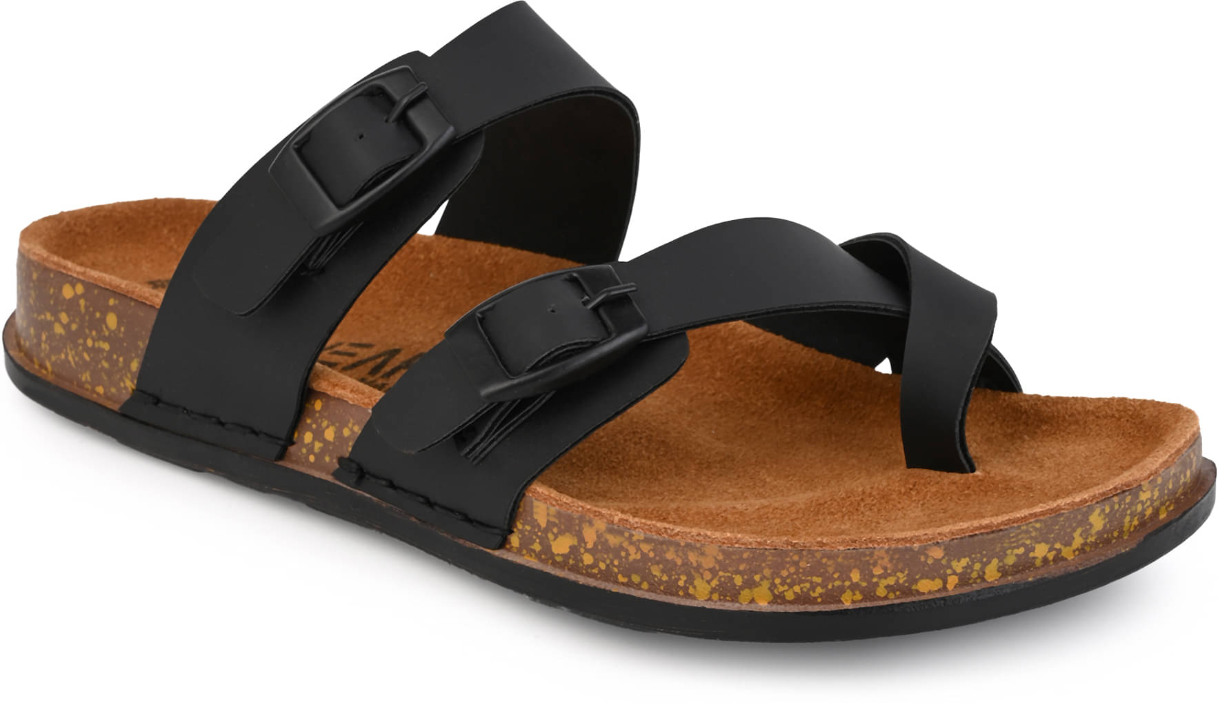     			Sneaklab - Black Men's Sandals
