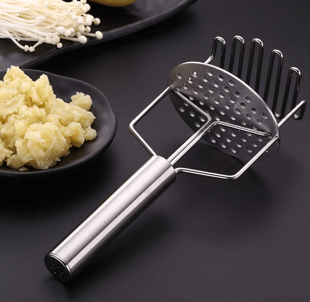     			Tapixaa Silver Stainless Steel Potato Masher ( Pack of 1 )