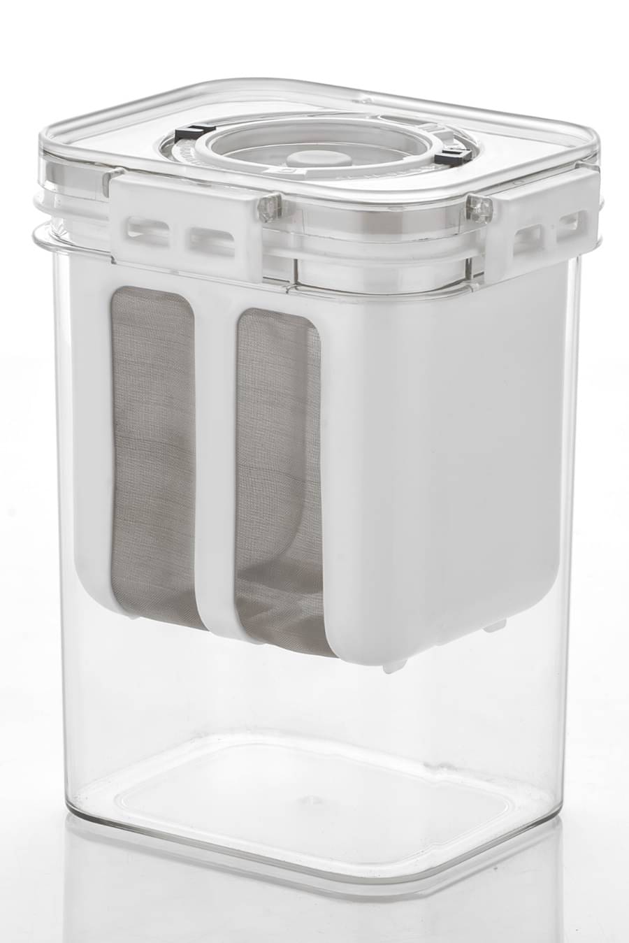     			analog kichenware White Plastic Strainer ( Pack of 1 )