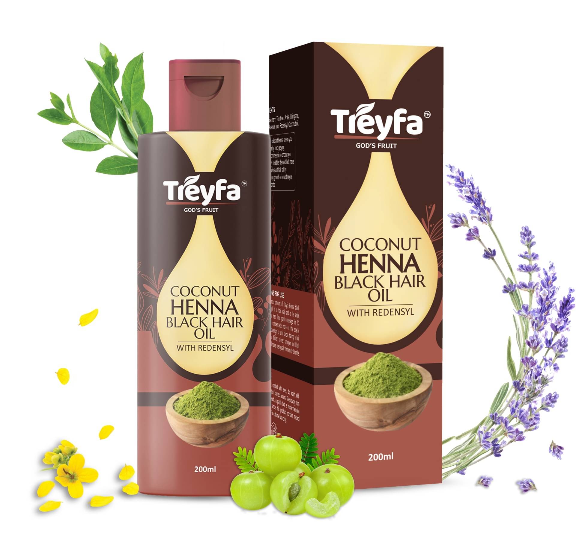     			treyfa Split-ends Treatment Coconut Oil 200 ml ( Pack of 1 )