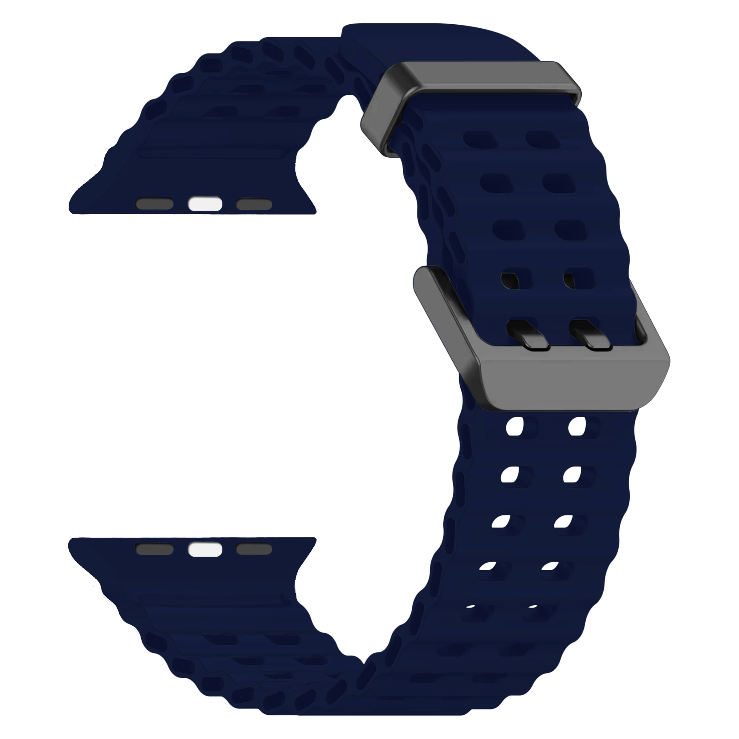 ACM Watch Strap Slide 42mm 44mm 45mm 46mm 49mm Silicone Belt compatible with Boat Wave Glory Smartwatch Sports Classic Band Dark Blue ACM Watch Strap Slide 42mm 44mm 45mm 46mm 49mm Silicone Belt compatible with Boat Wave Glory Smartwatch Sports Classic Band Dark Blue