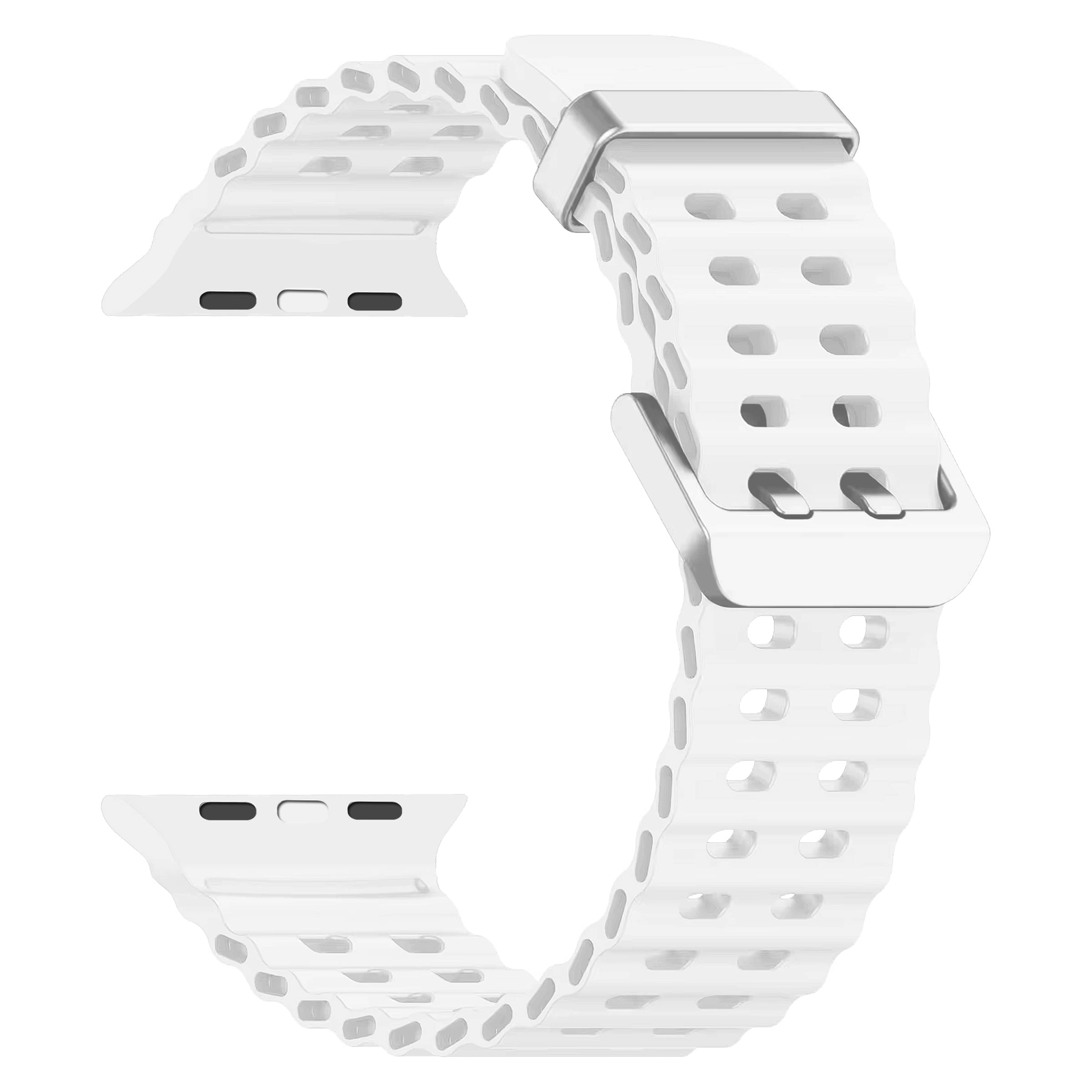 ACM Watch Strap Slide 42mm 44mm 45mm 46mm 49mm Silicone Belt compatible with Crossbeats Ignite S5 Smartwatch Sports Classic Band White ACM Watch Strap Slide 42mm 44mm 45mm 46mm 49mm Silicone Belt compatible with Crossbeats Ignite S5 Smartwatch Sports Classic Band White