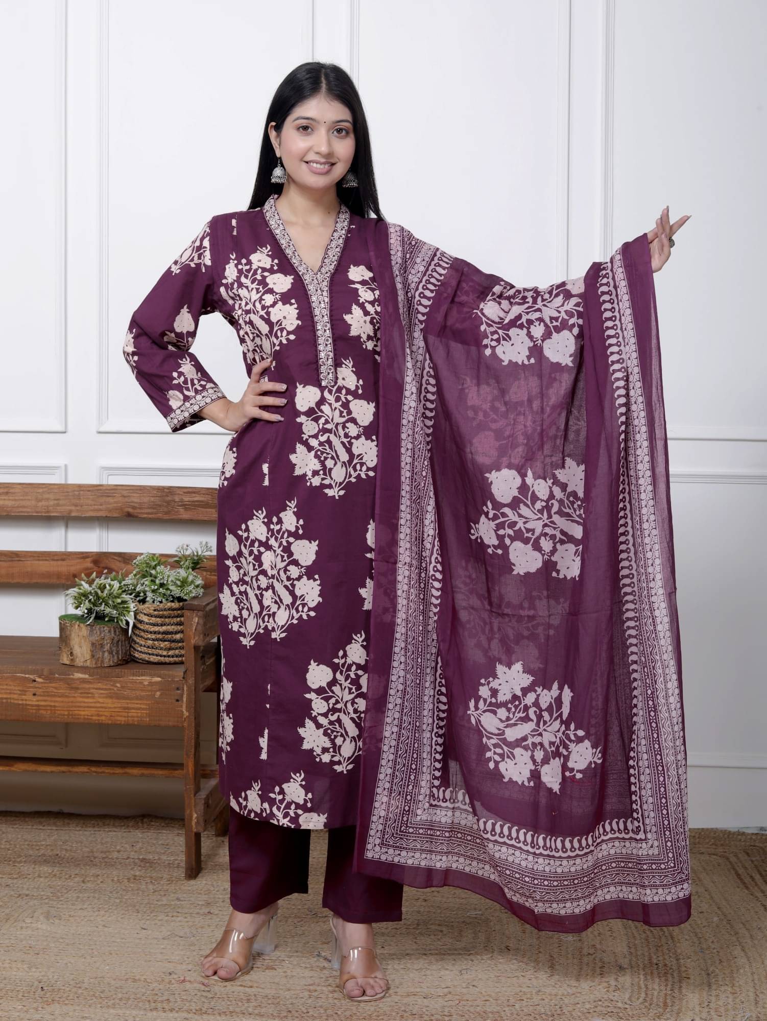 Annex Cotton Printed Kurti With Pants Women's Stitched Salwar Suit - Blue ( Pack of 1 )     			Annex Cotton Printed Kurti With Pants Women's Stitched Salwar Suit - Blue ( Pack of 1 )