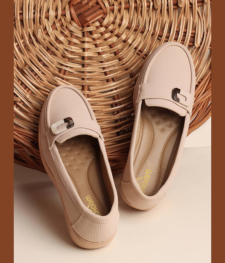 Aroom Cream Women's Loafers - Casual Shoes | Buy online on ZillyBuy
