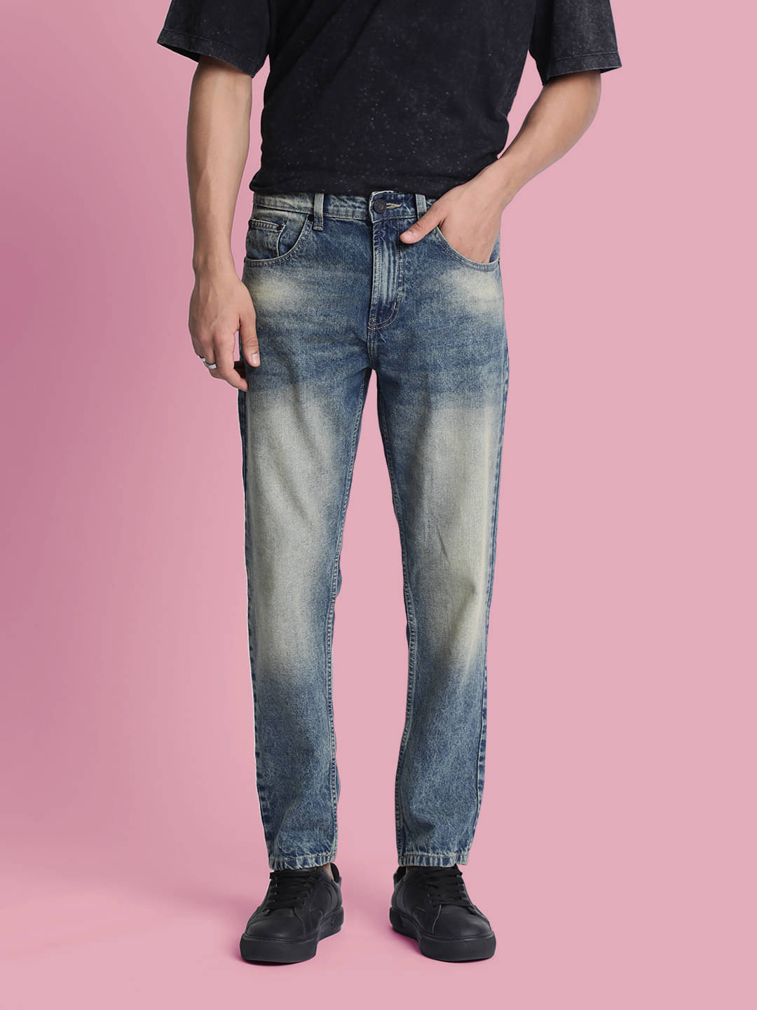 Bene Kleed Regular Fit Washed Men's Jeans - Blue ( Pack of 1 )     			Bene Kleed Regular Fit Washed Men's Jeans - Blue ( Pack of 1 )