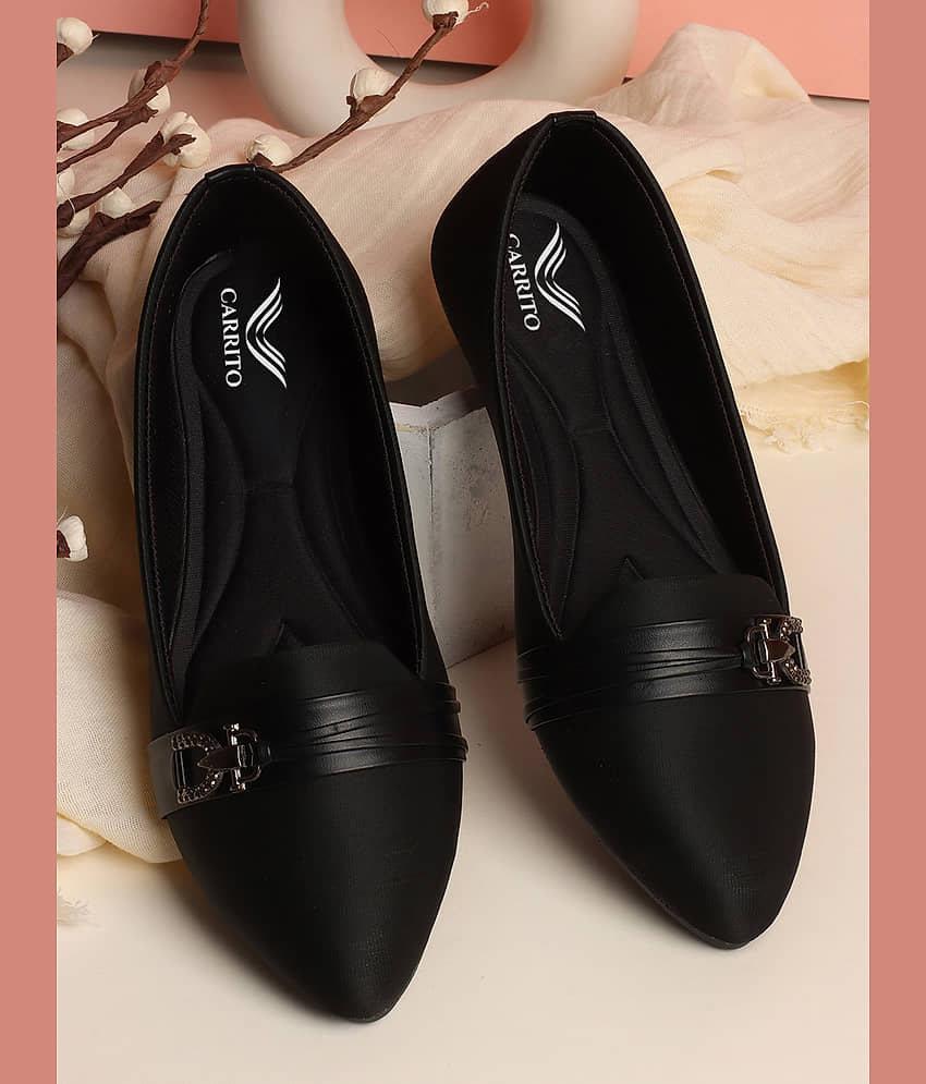 Carrito Black Women's Korean Ballerinas - Casual Shoes | Buy online on ZillyBuy
