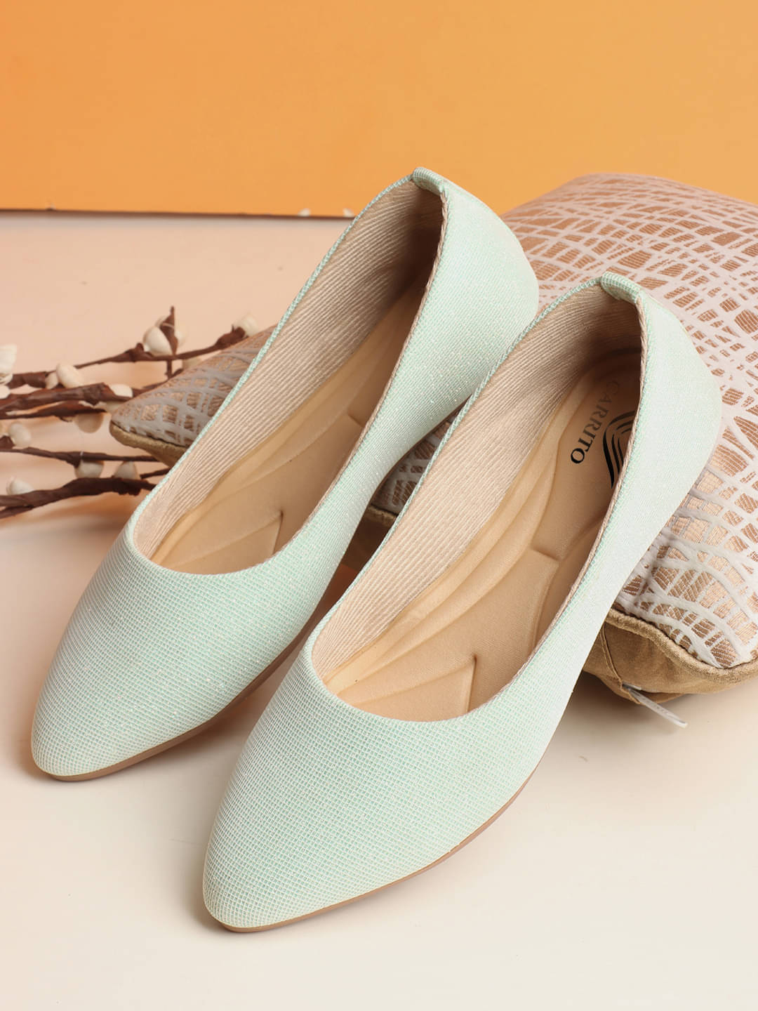 Carrito Sea Green Women's Casual Ballerinas Carrito Sea Green Women's Casual Ballerinas