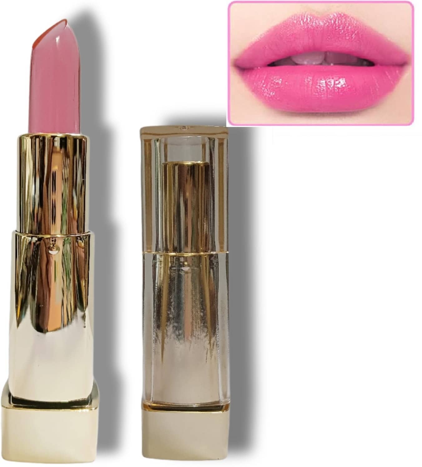 Facejewel Pink Glossy Lipstick 3.8
