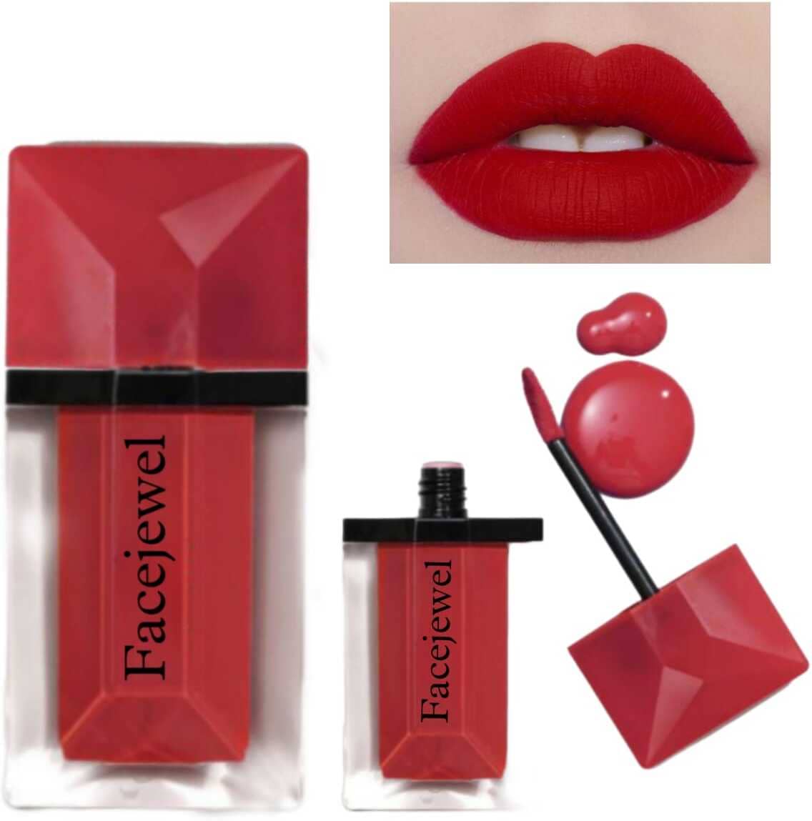 Facejewel Red Matte Lipstick 4.5